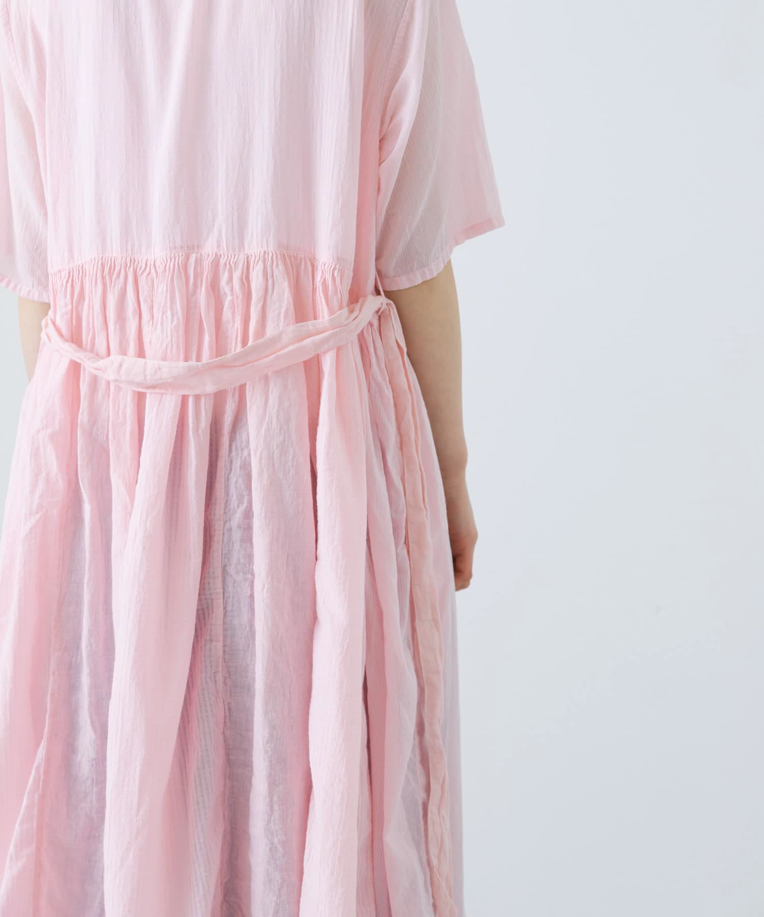 maison de soil PATCHWORK WRAP DRESS(2 L.PINK): ワンピース｜URBAN