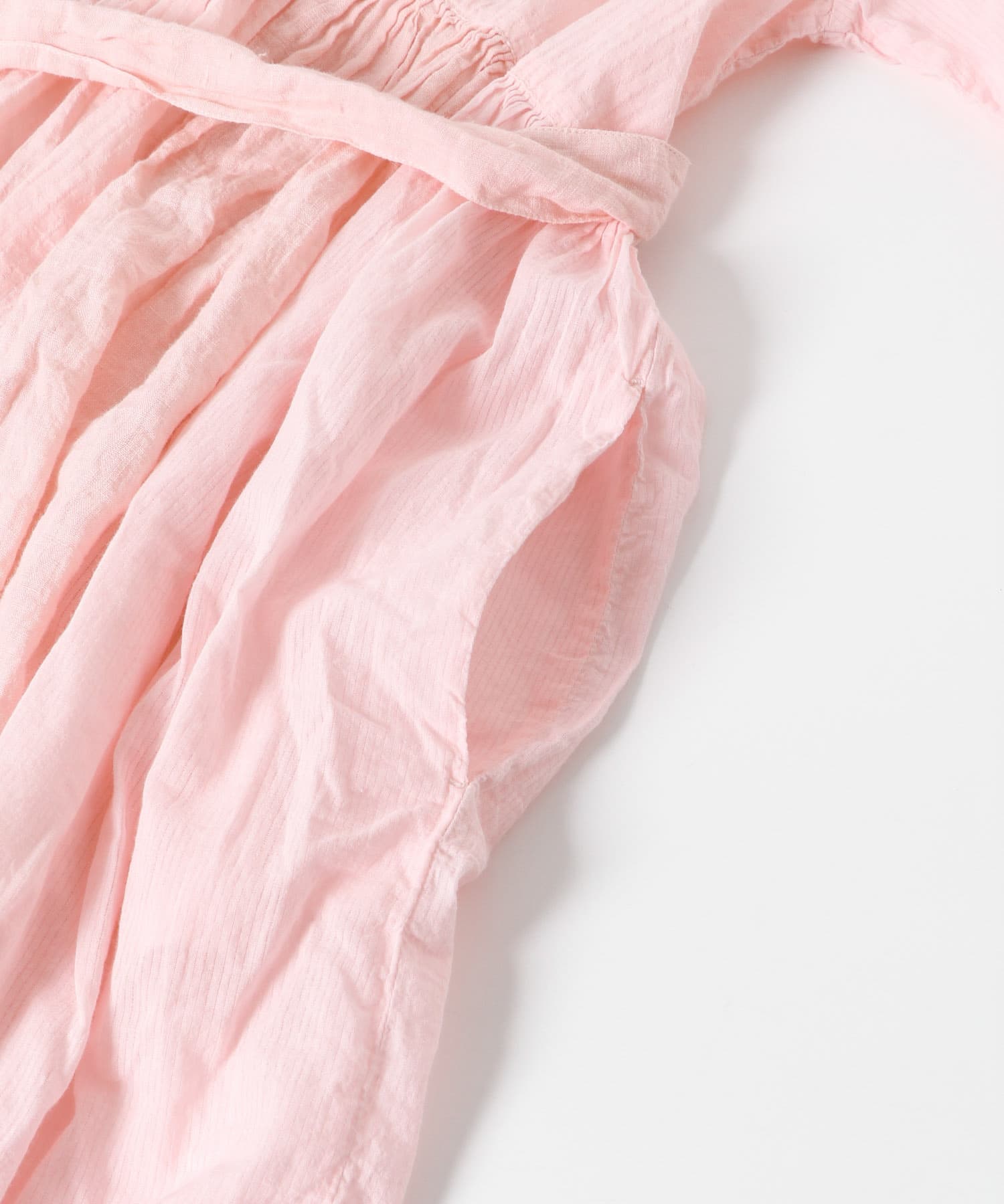 maison de soil PATCHWORK WRAP DRESS(2 L.PINK): ワンピース｜URBAN