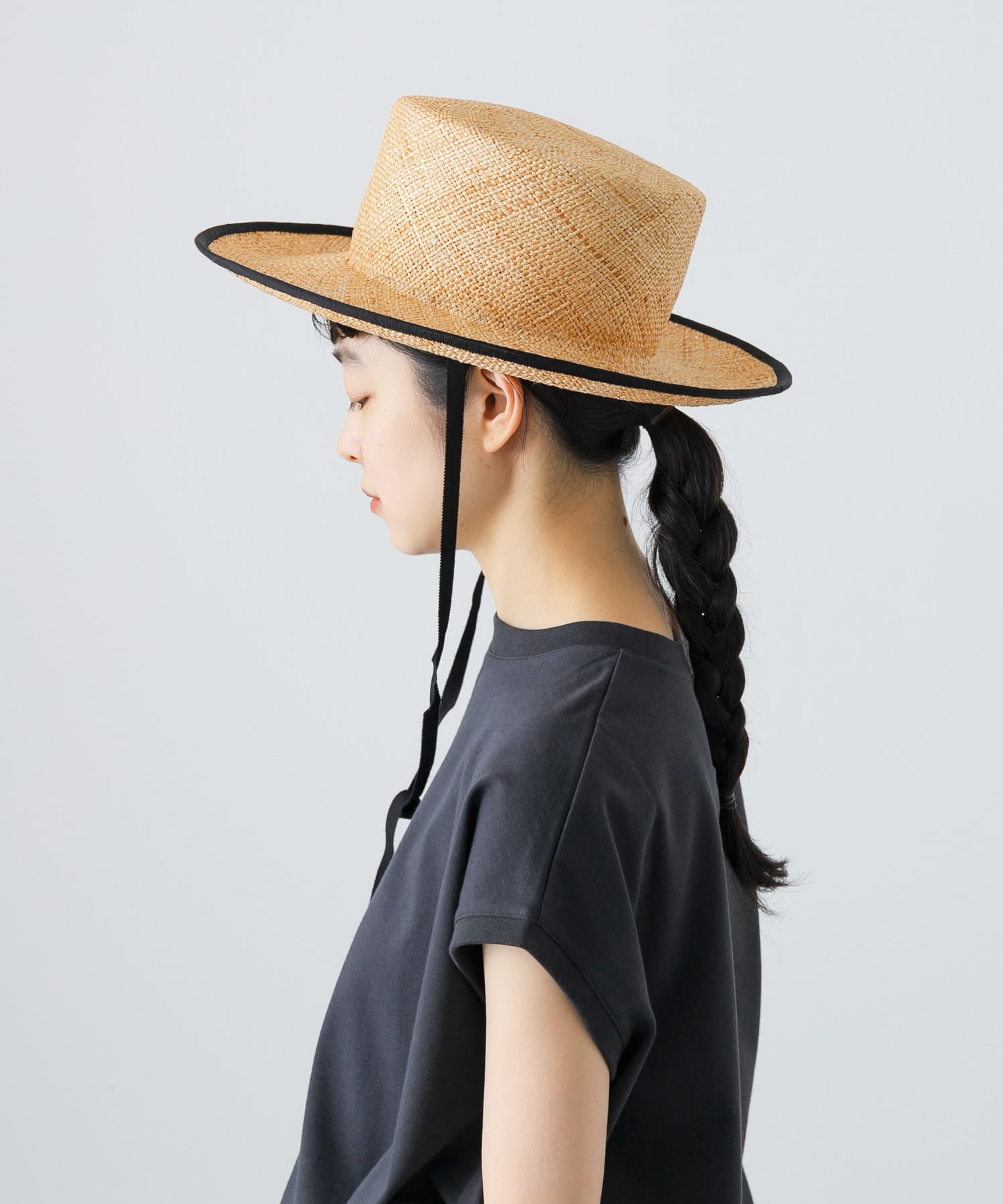 『別注』saravah×かぐれ　バオパイピング3WAYハット NATURALBLK FREE