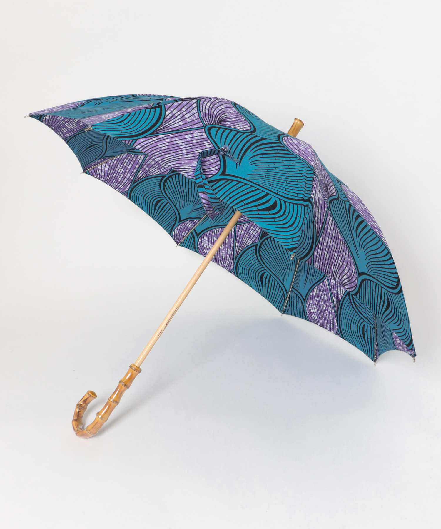 アフリカンスクエア　パーニュ長傘