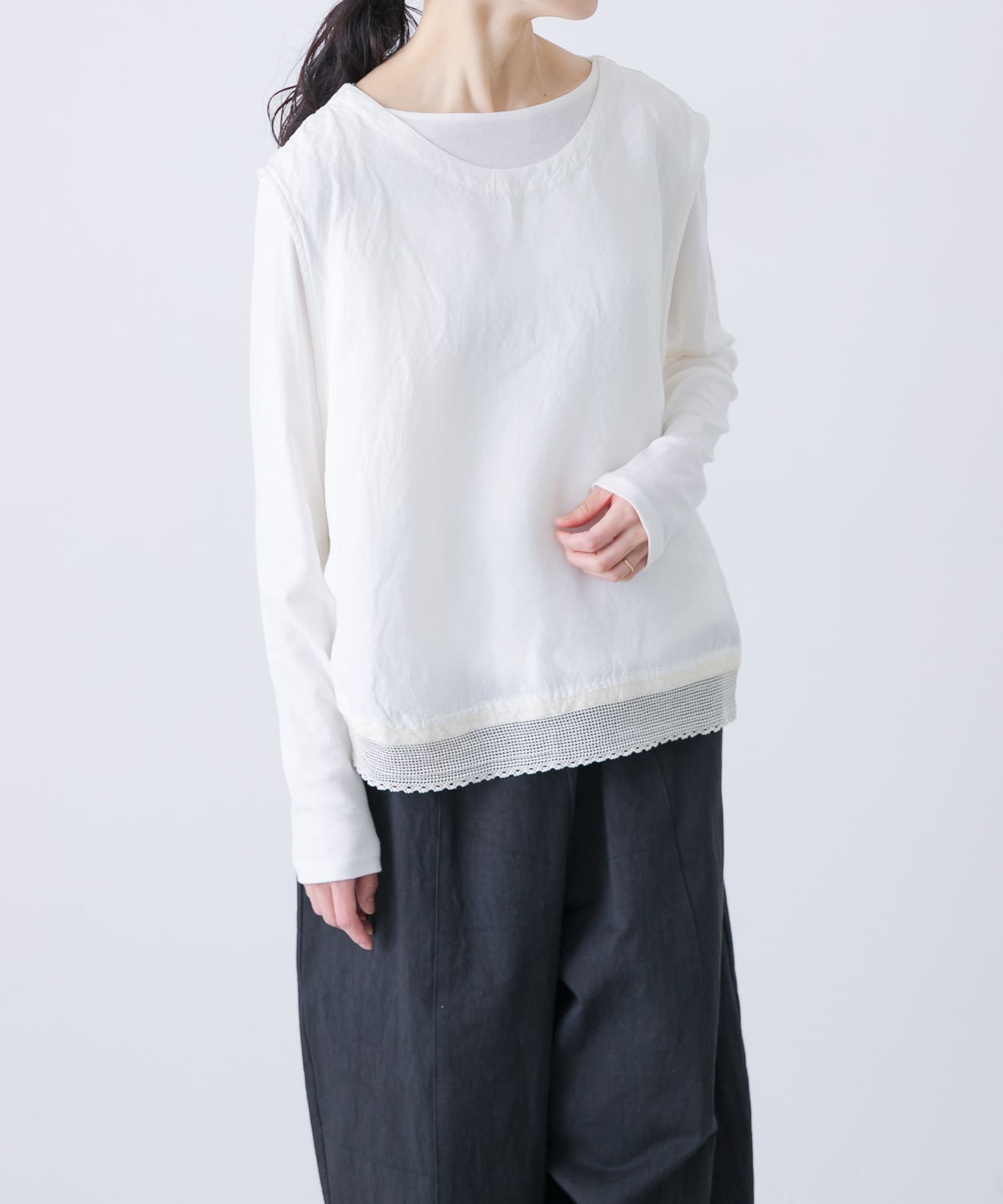 Vlas Blomme　Swallowジレ