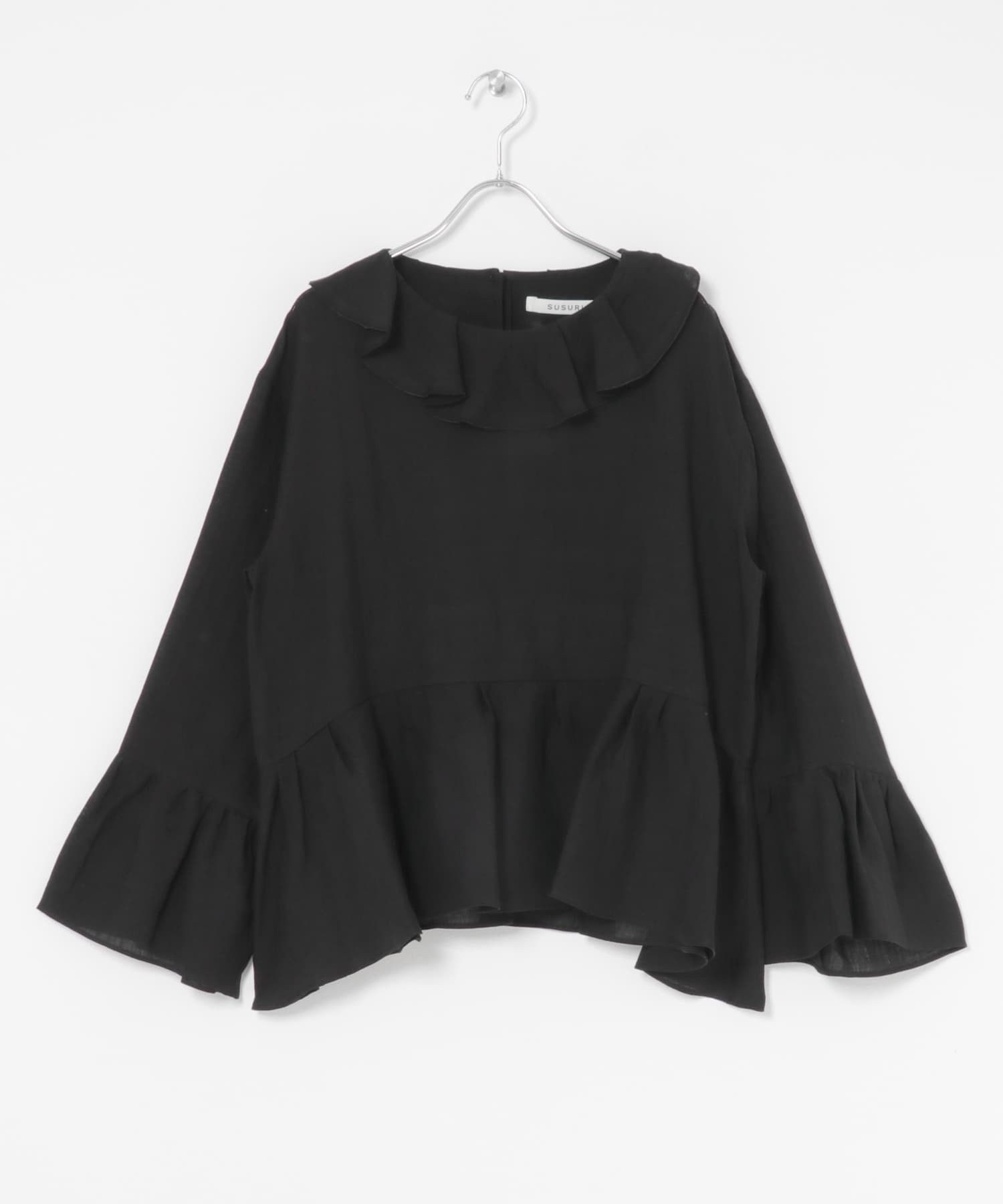 susuri　ルーメブラウス black 1