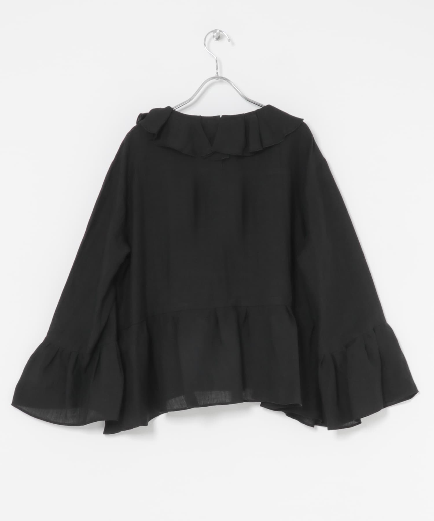 susuri　ルーメブラウス black 1