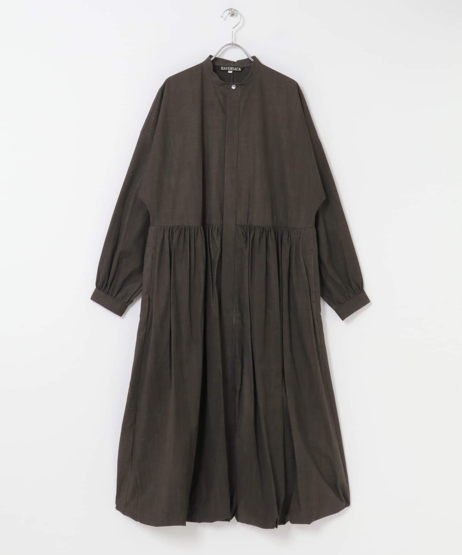 HAVERSACK　墨染ブロードバンドカラーワンピース
