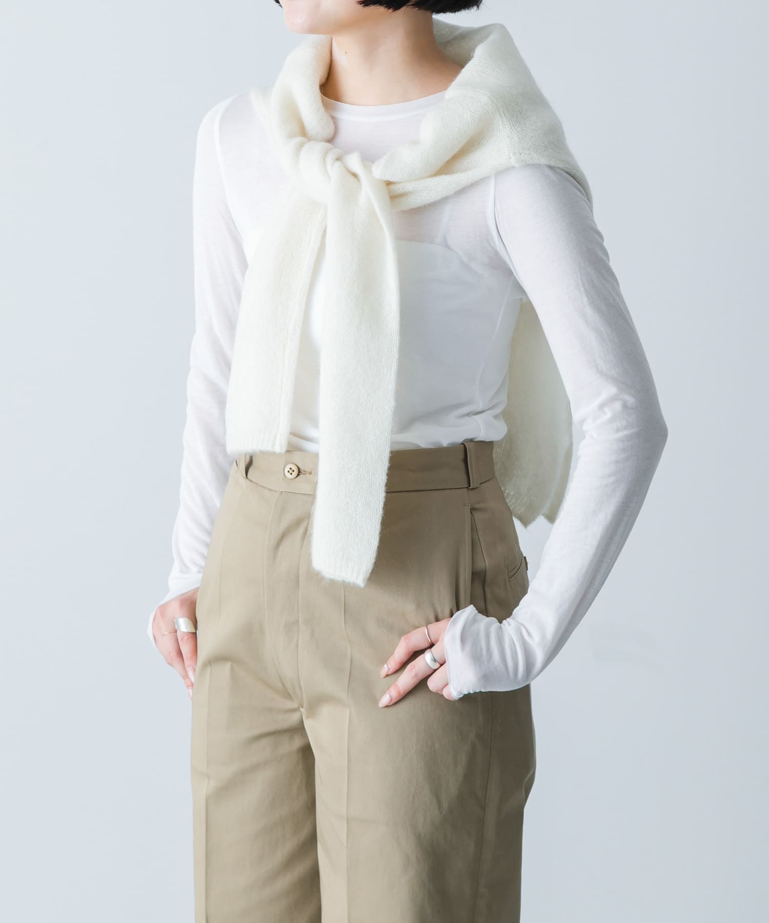 YLEVE　COTTON HIGH TWISTED BIO PULLOVER