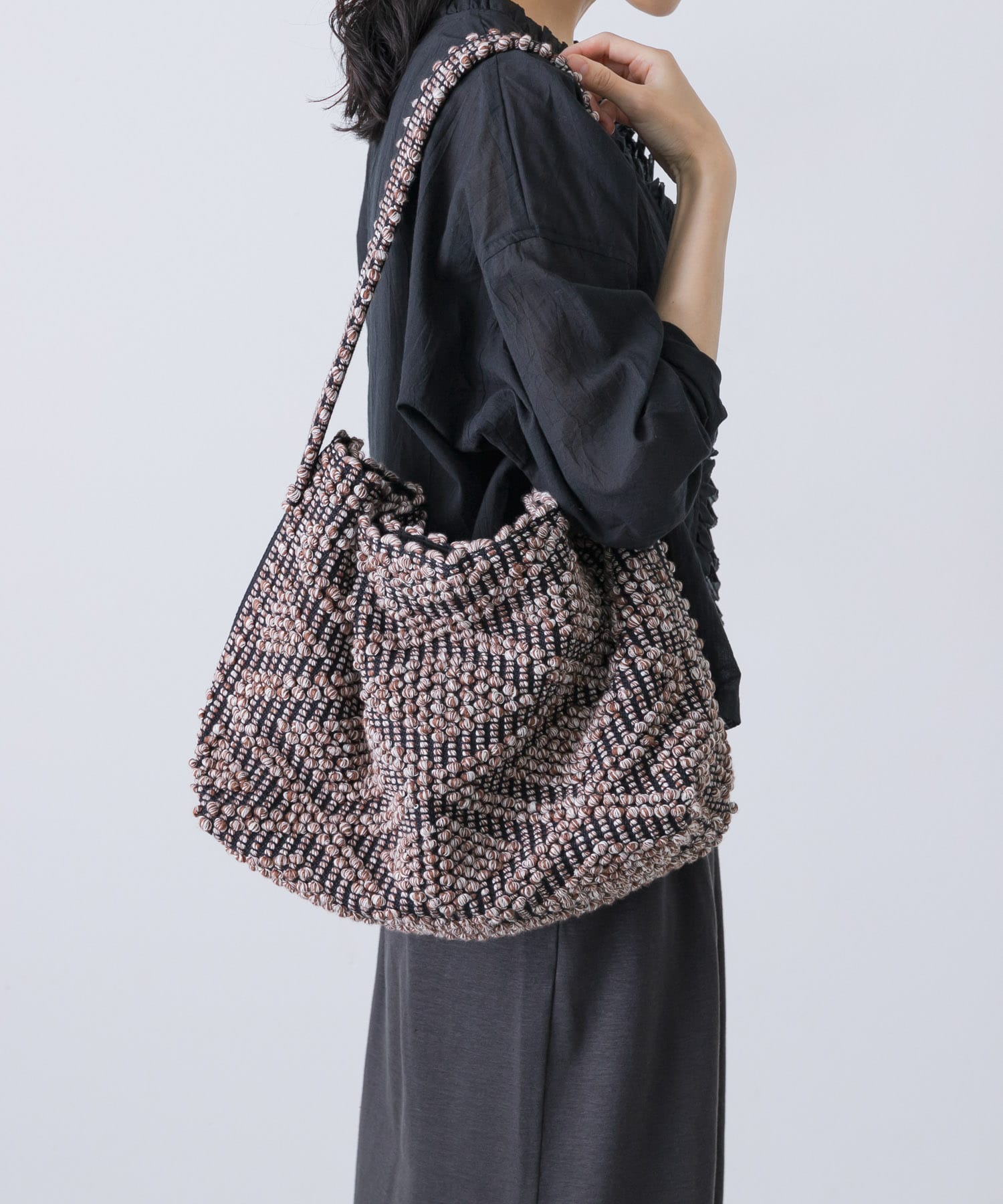 Antonello Tedde BUDELLI LARGE ROMBI(one BrownBlack): バッグ｜URBAN