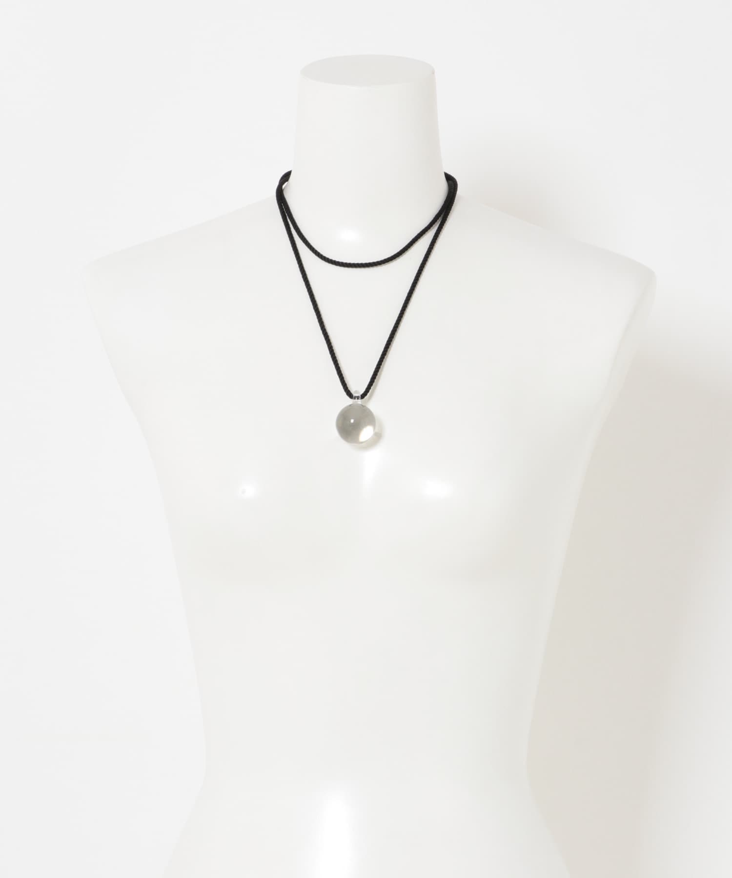 ANNIKA INEZ　GLASS DROP NECKLACE CLEAR FREE
