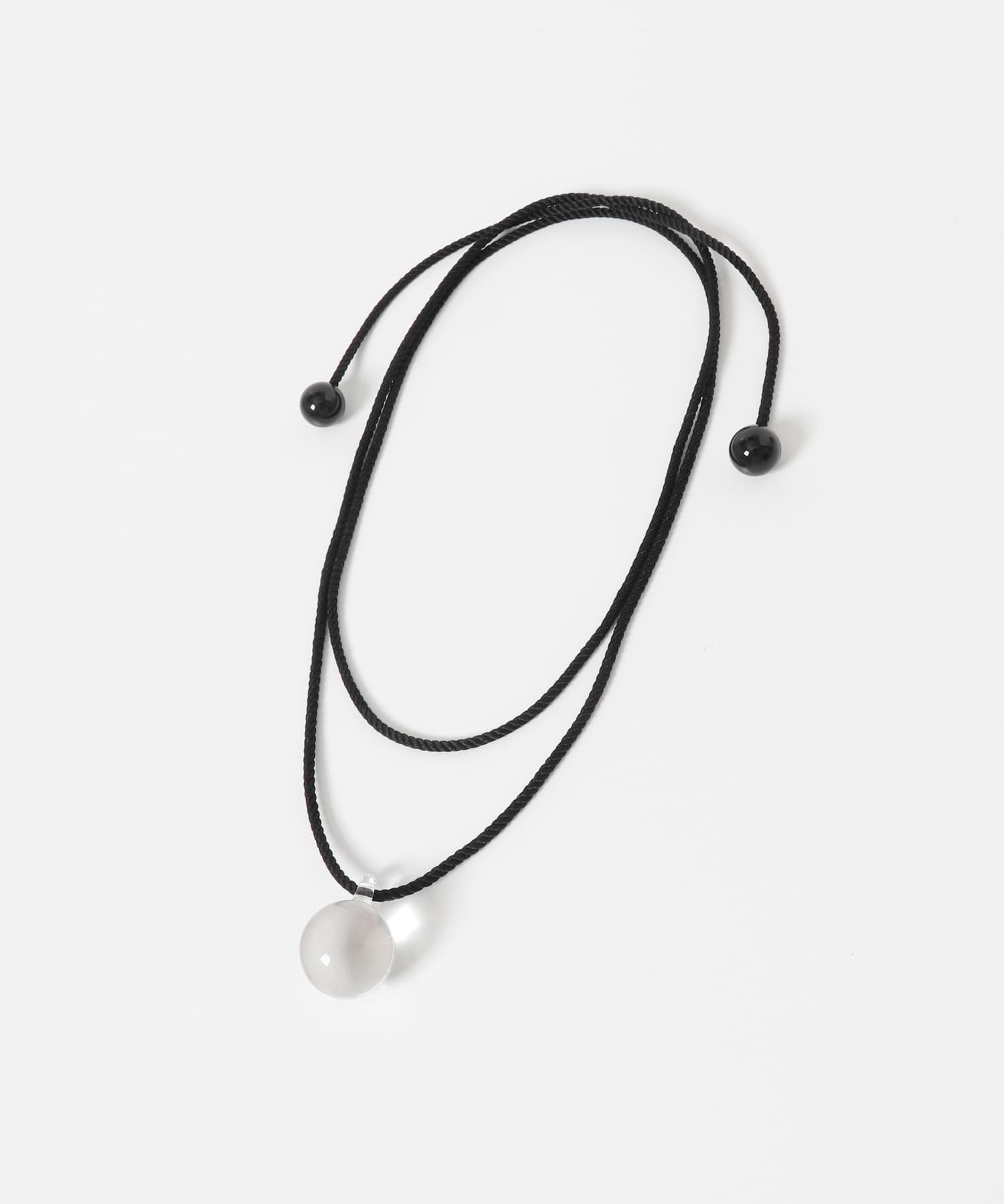ANNIKA INEZ　GLASS DROP NECKLACE CLEAR FREE