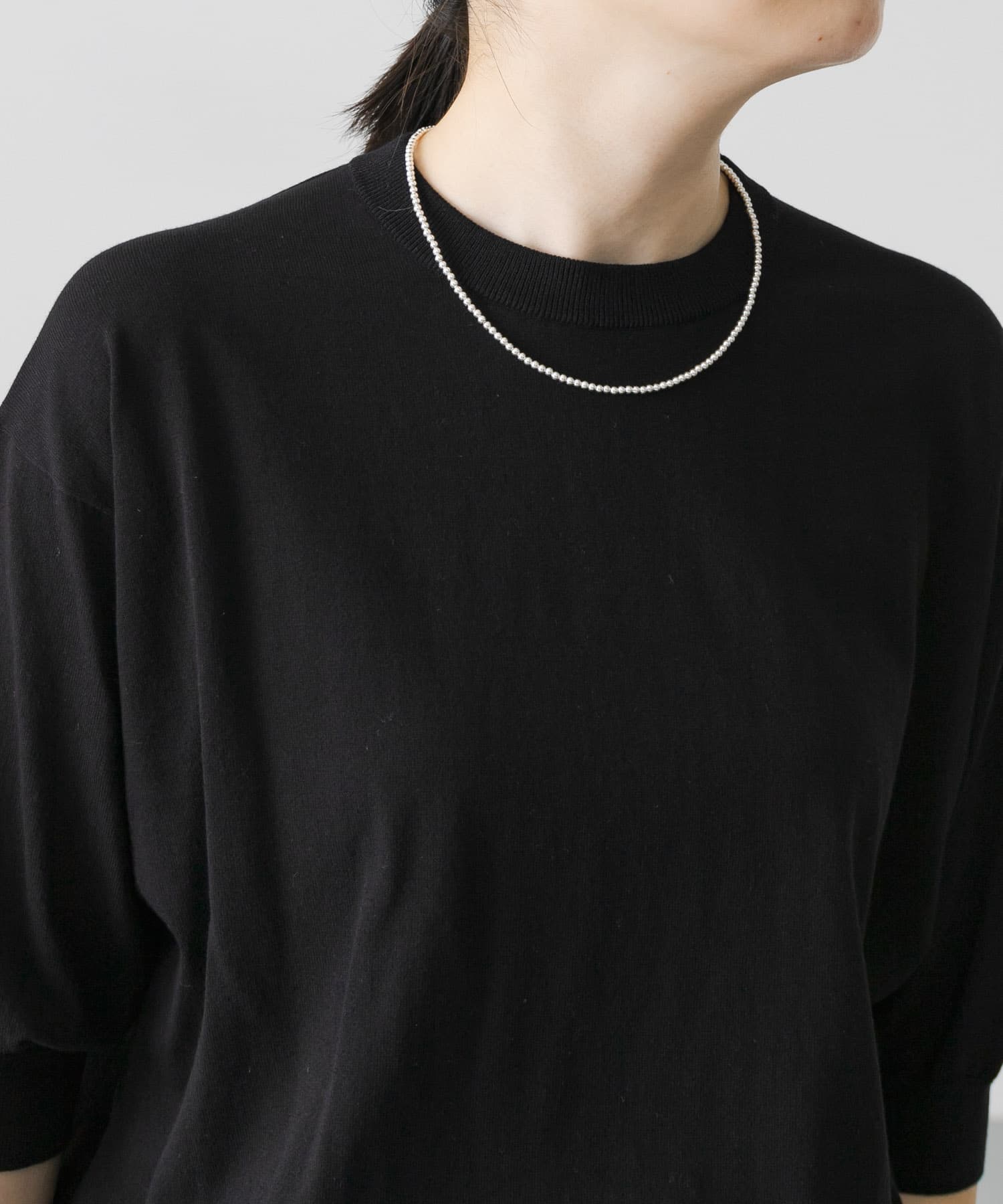 ERICKA NICOLAS BEGAY　PlainDesign Necklace 45 SHINY 45
