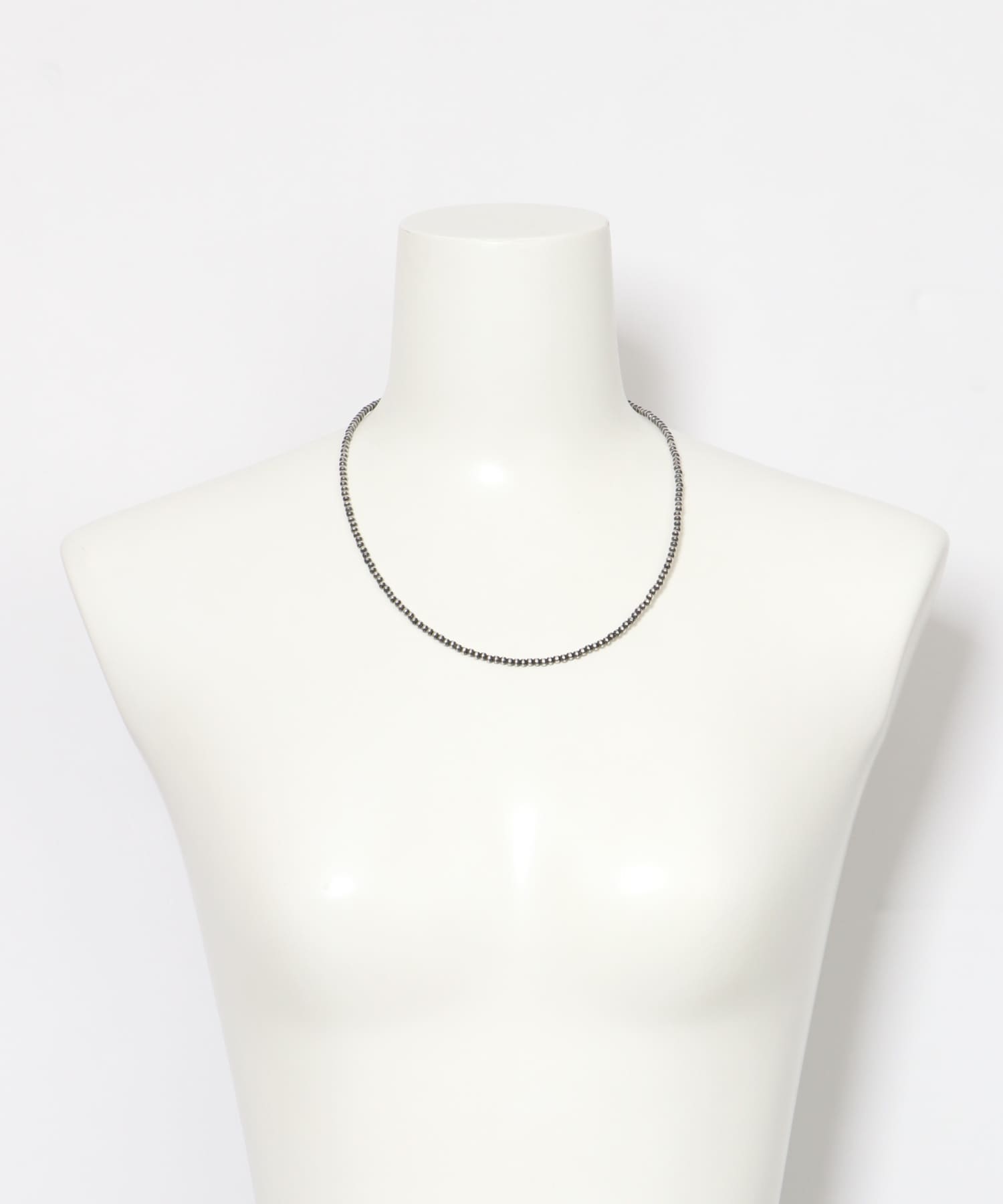 ERICKA NICOLAS BEGAY　Plain Design Necklace 50 OXIDIZED 50