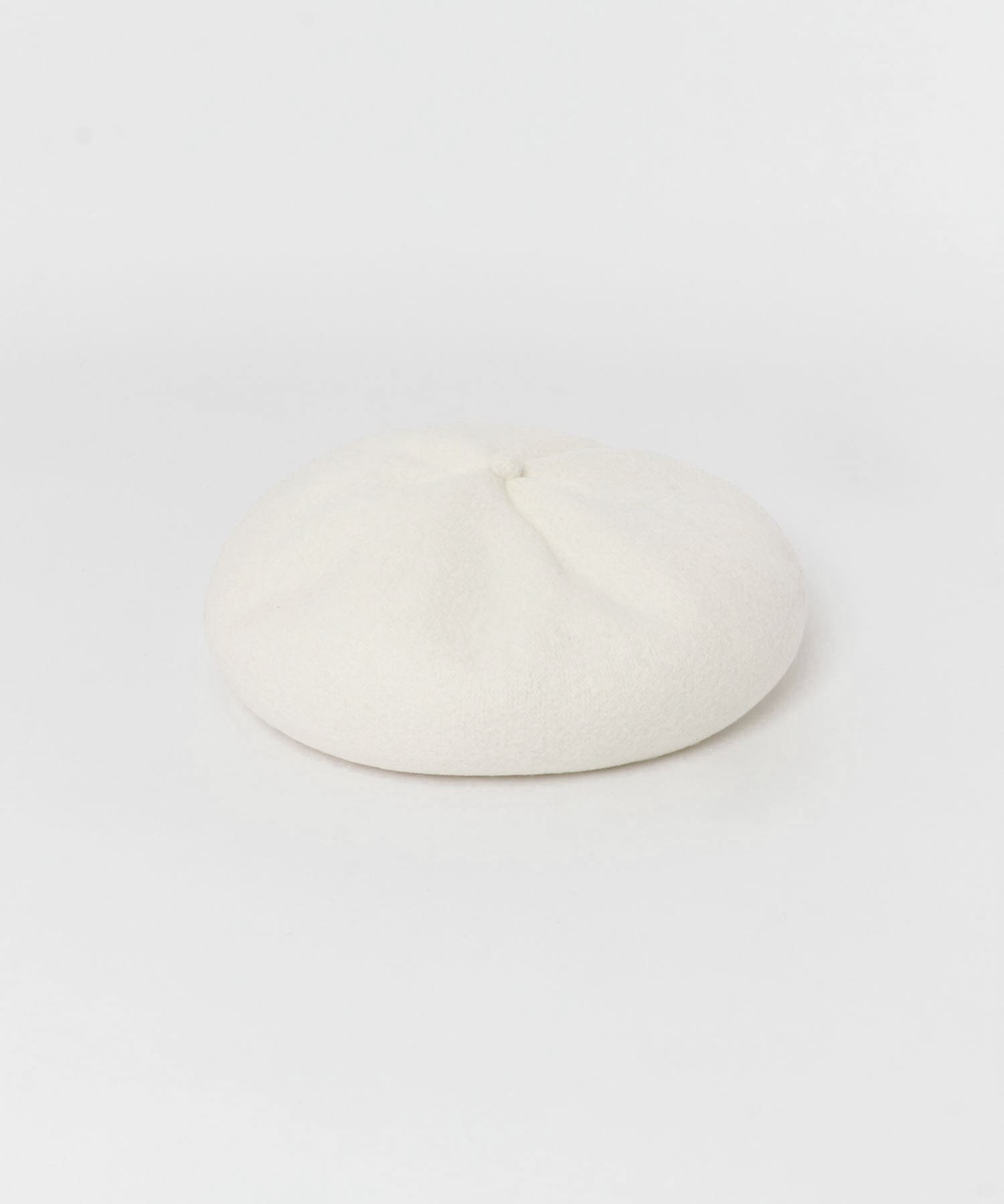 mature ha.　beret top gather rib