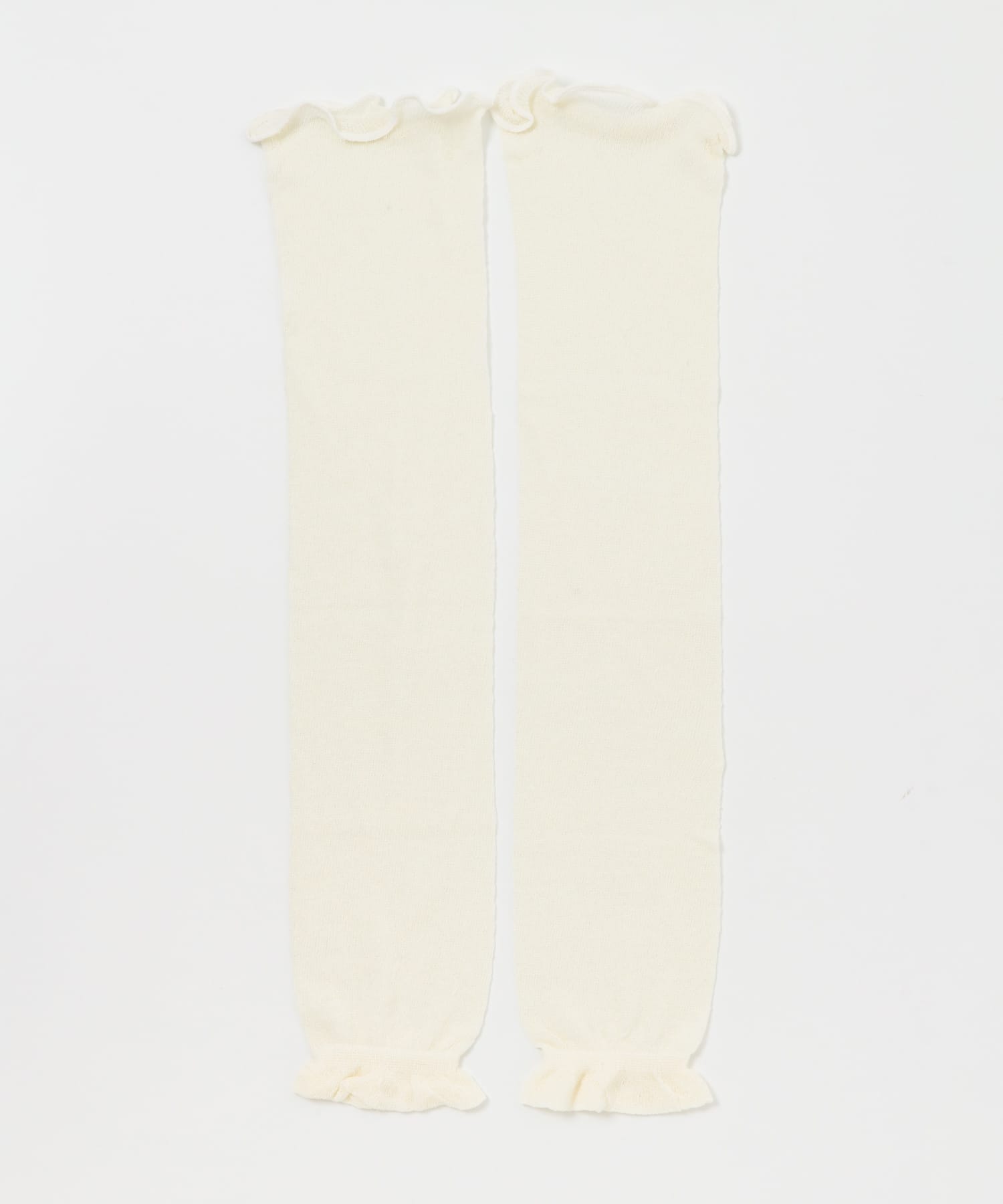 マルエーニット　シルクアームカバー OFF WHITE -