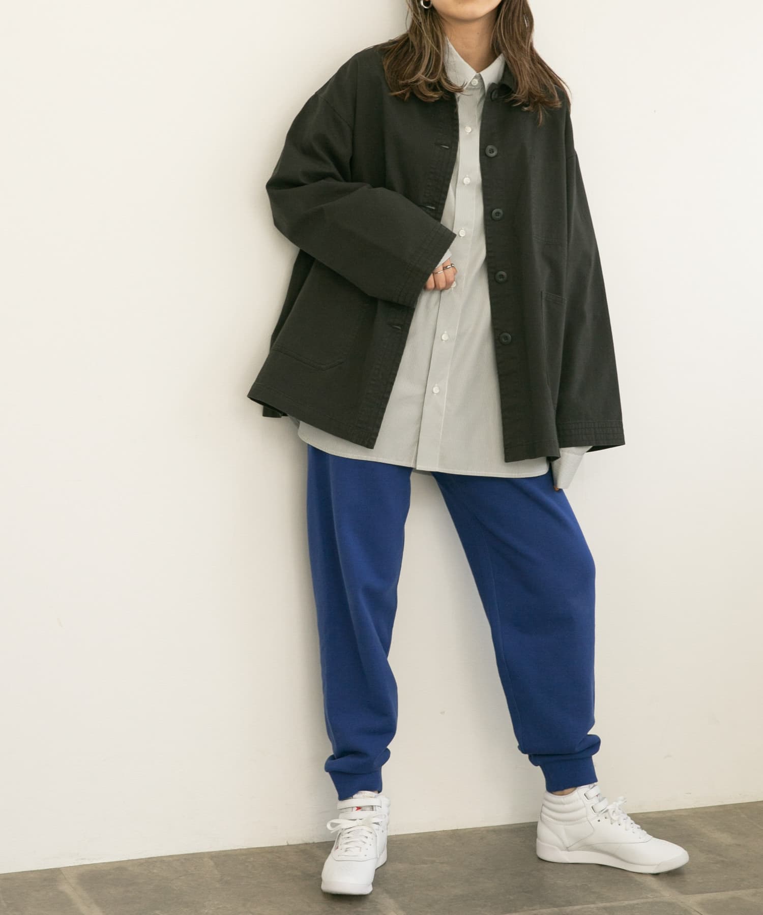 Reebok　FREE STYLE HI ホワイト/シルバー 23.5