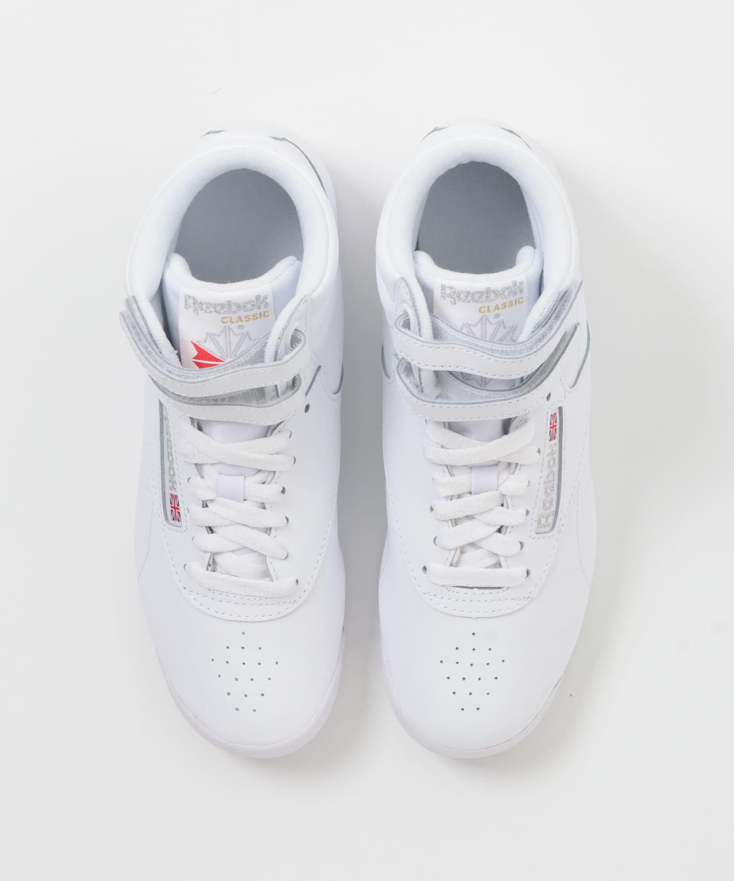 Reebok　FREE STYLE HI ホワイト/シルバー 23.5