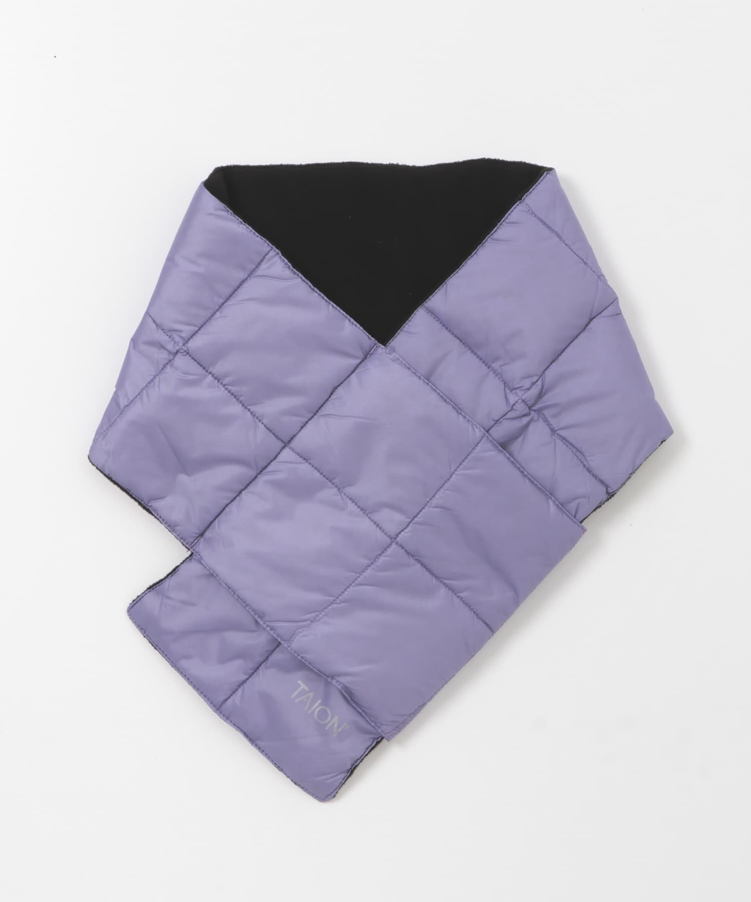 TAION　BASIC DOWN SCARF LAVENDER FREE
