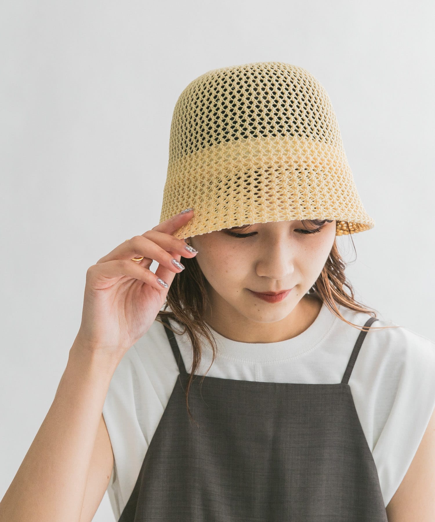CONTROL FREAK　透かしサーモハット BEIGE one