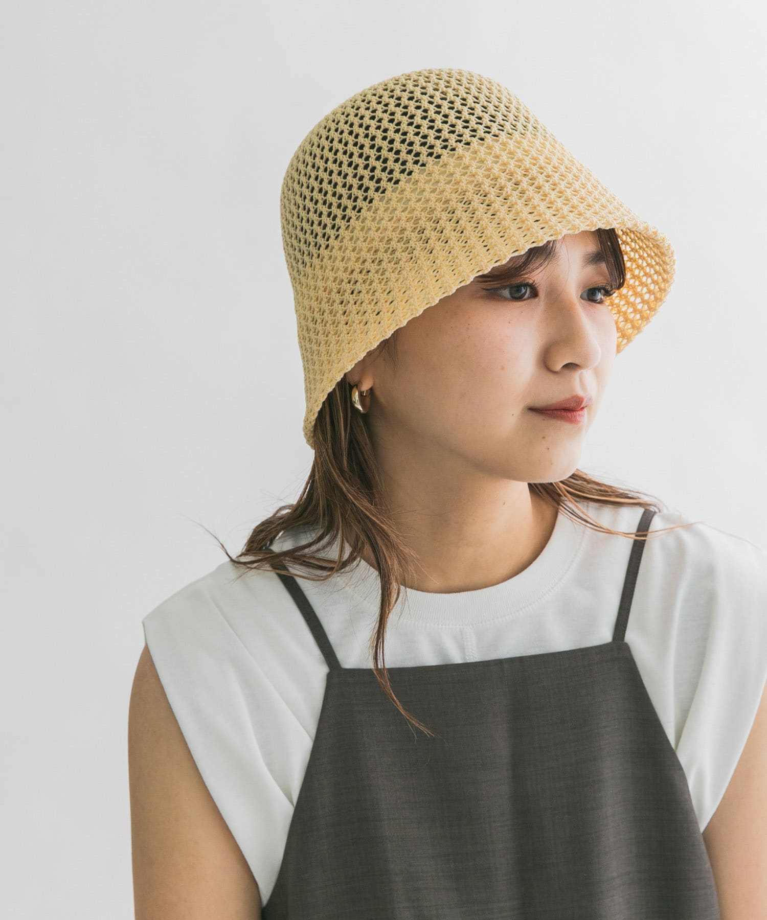 CONTROL FREAK　透かしサーモハット BEIGE one