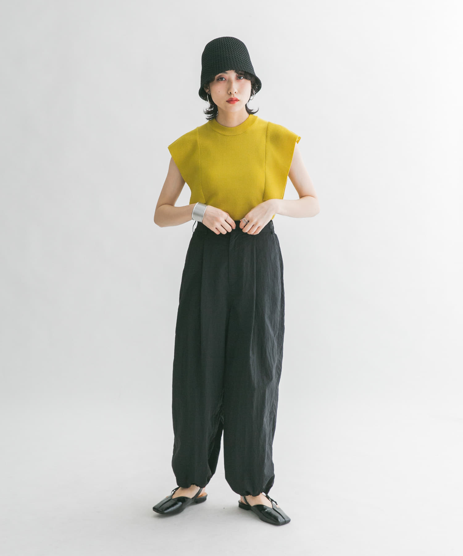 CONTROL FREAK　透かしサーモハット BLACK one