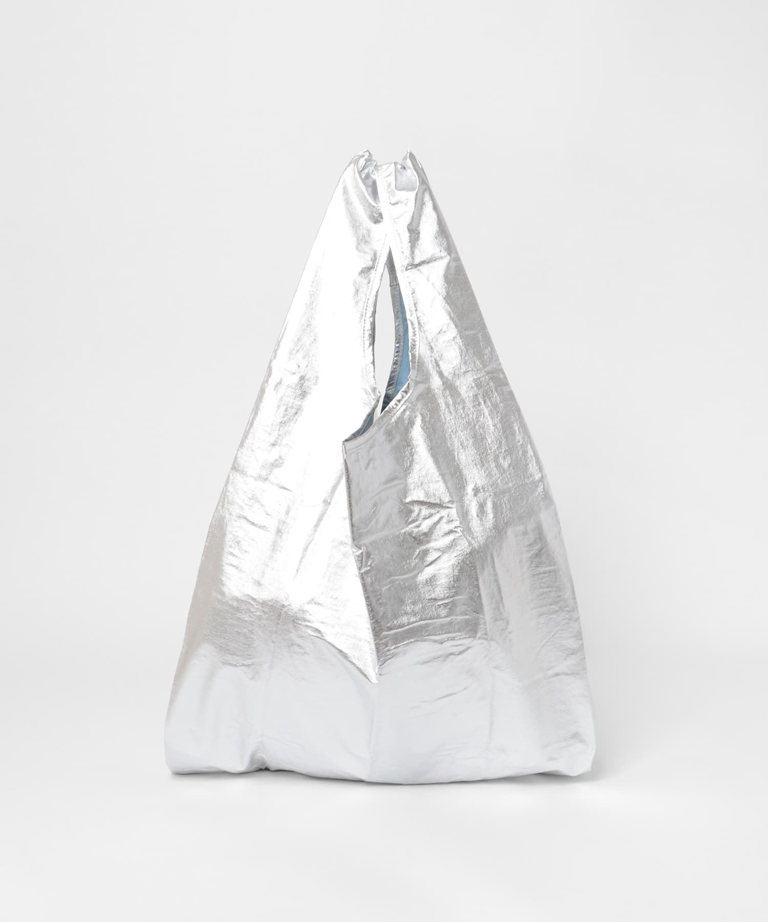 BAGGU　STANDARDBAGGUメタリック シルバー one