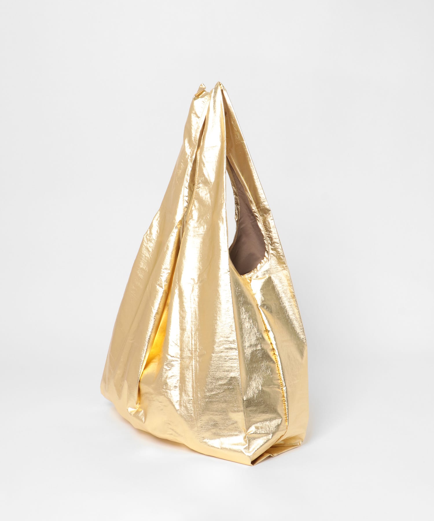 BAGGU　STANDARDBAGGUメタリック ゴールド one