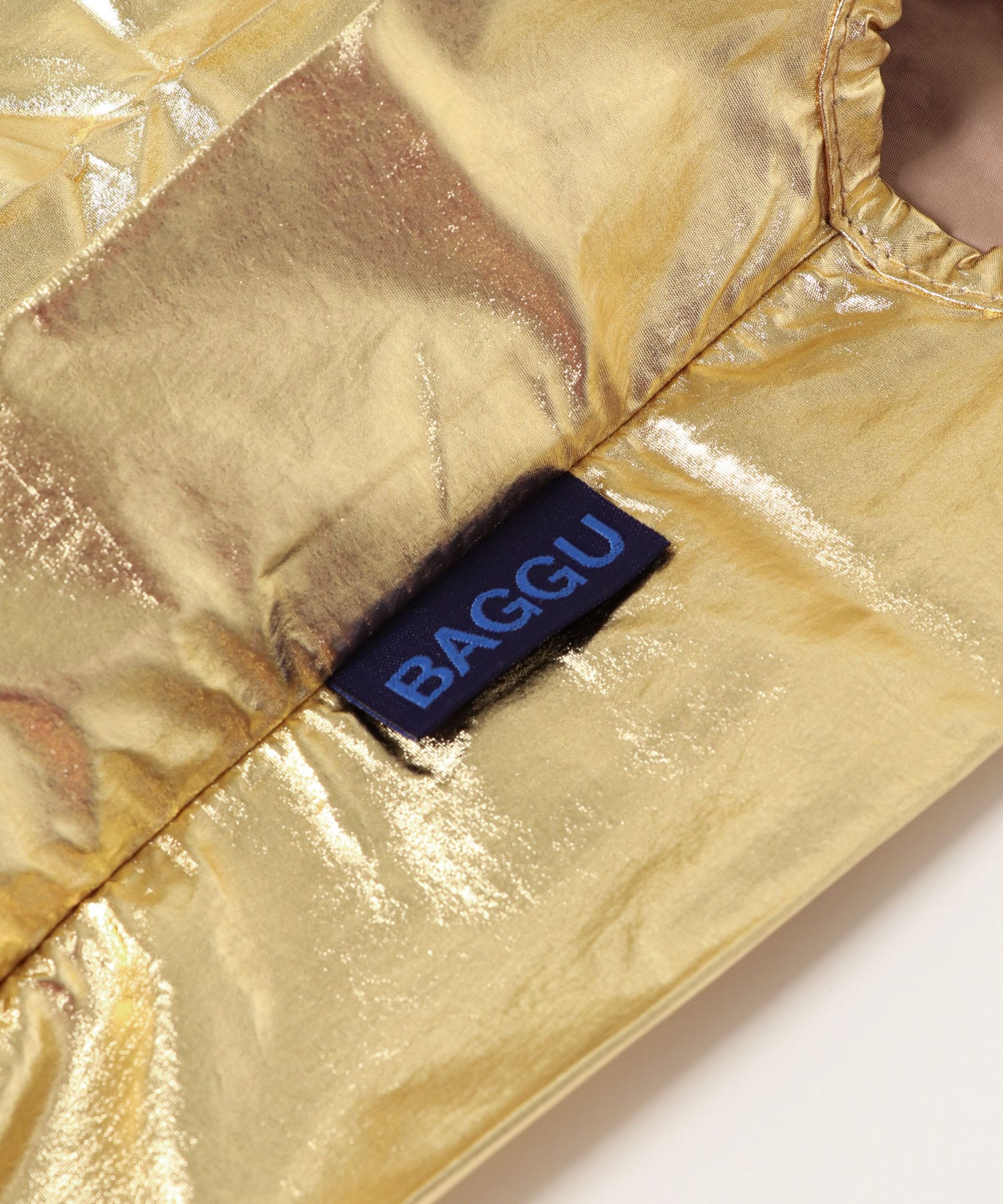 BAGGU　STANDARDBAGGUメタリック ゴールド one