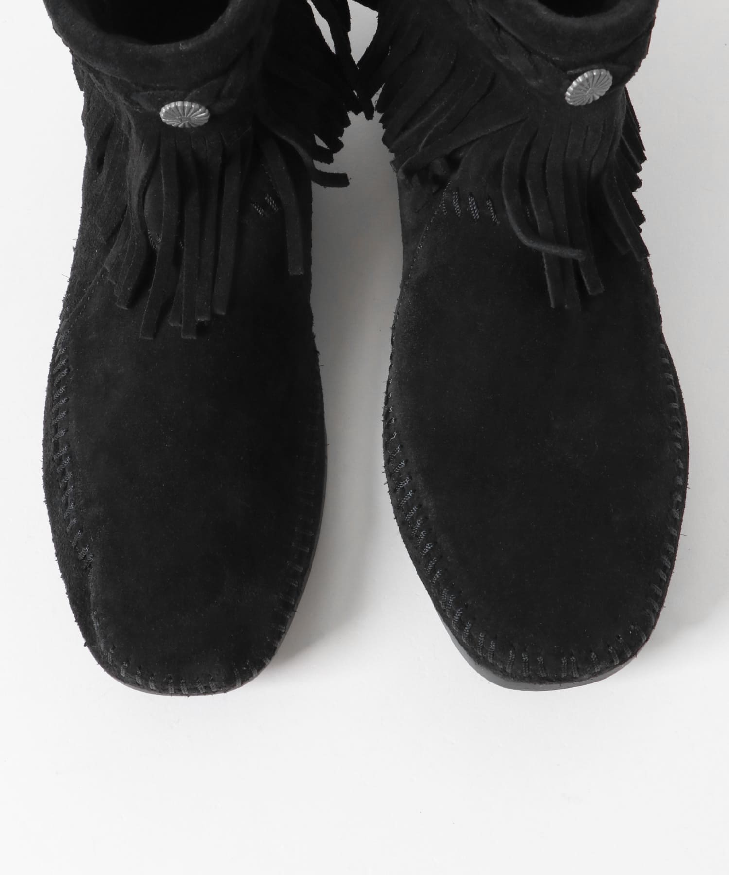 MINNETONKA　HIGHTOP BACKZIP BOOTS BLACK 7