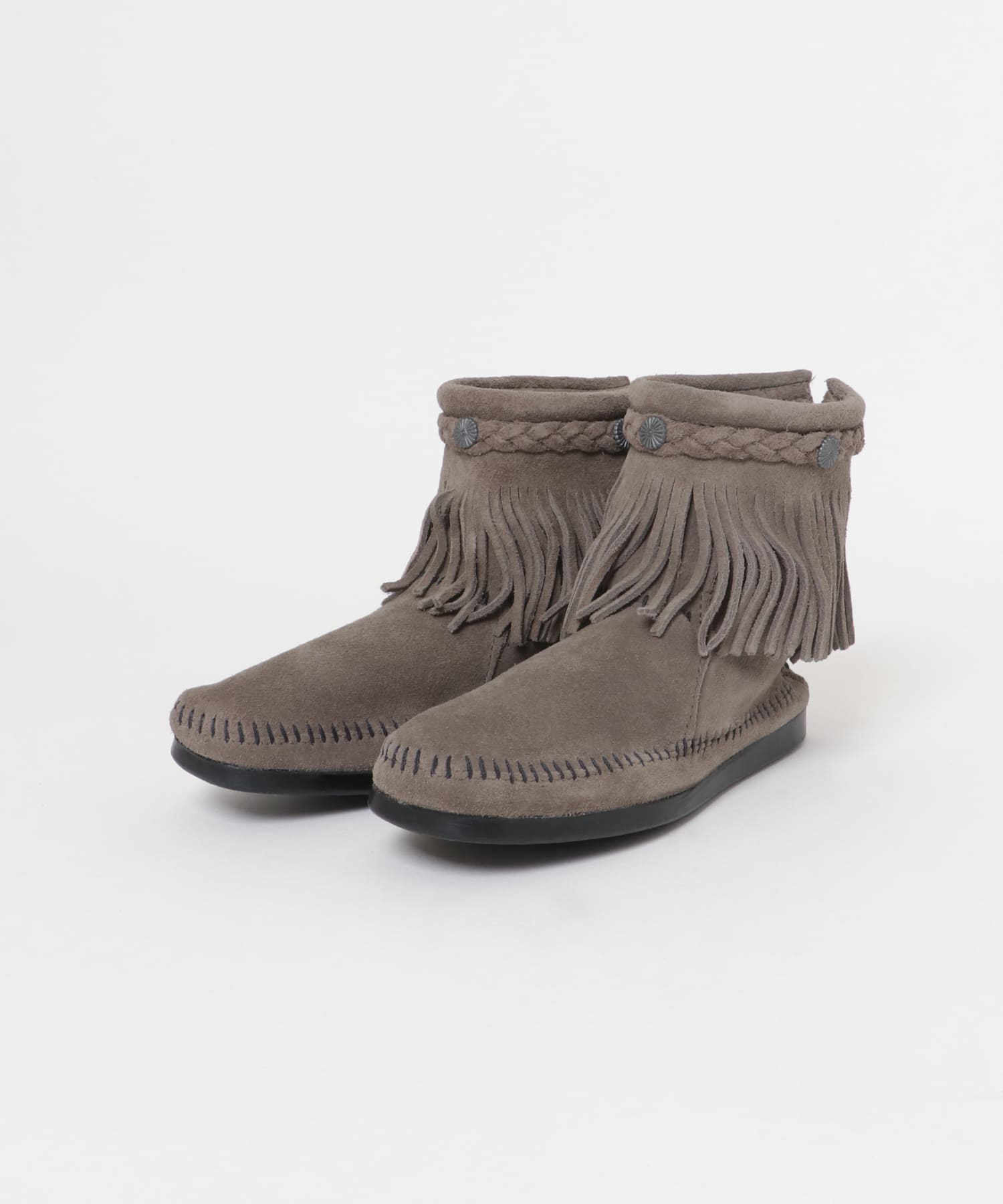 MINNETONKA　HIGHTOP BACKZIP BOOTS GRAY 7