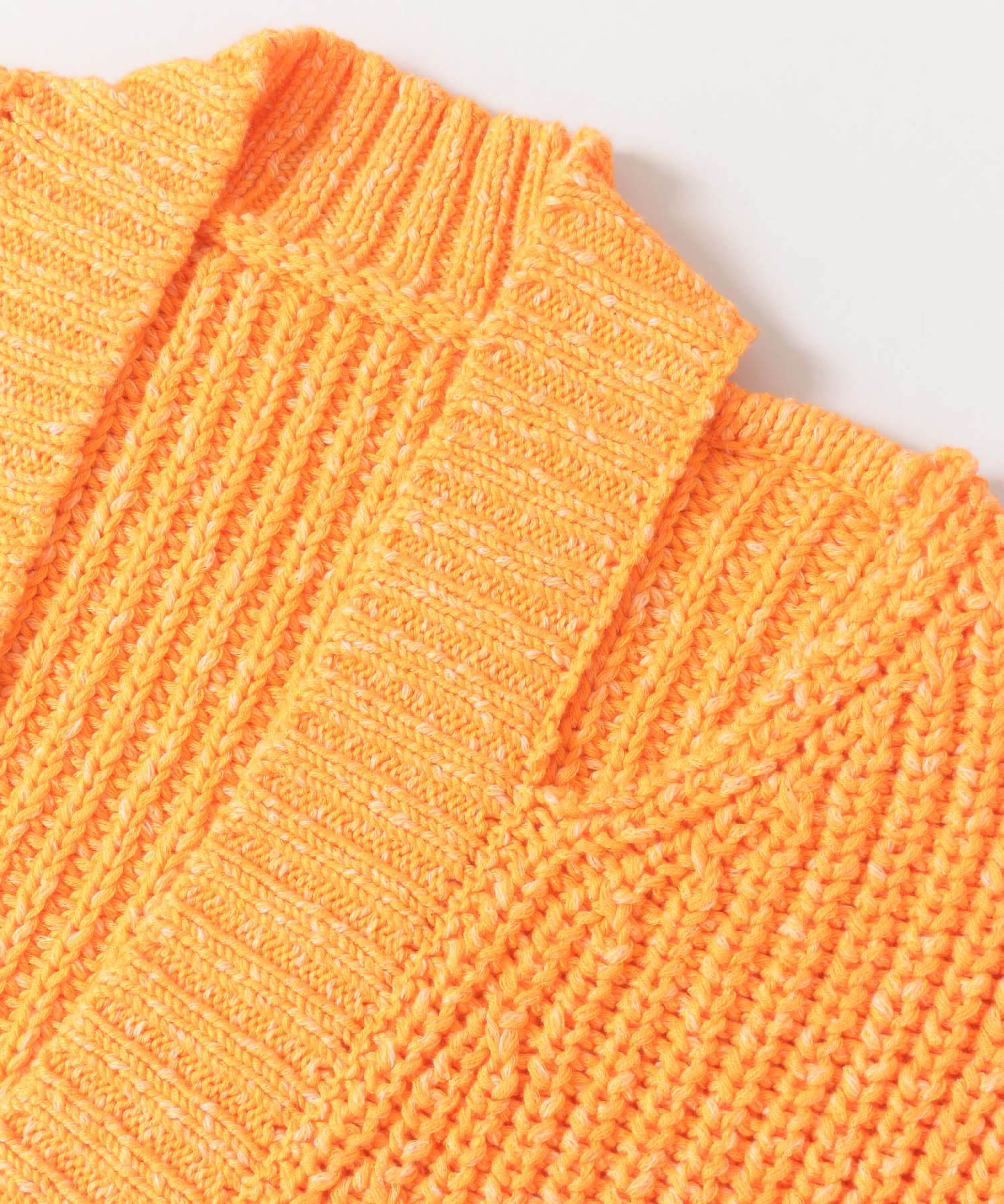 ショルダースリットBIGカーディガン ORANGE one