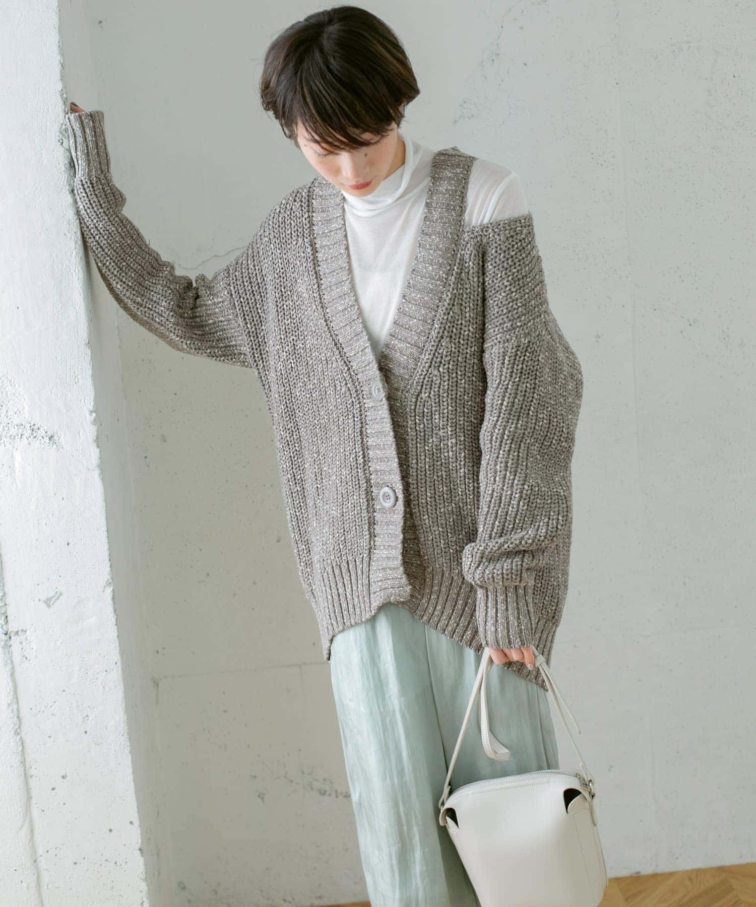 身長：159cm サイズ：one