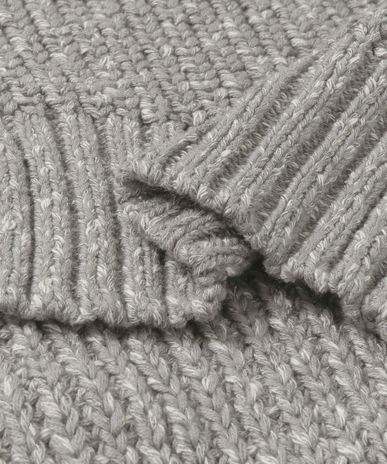 ショルダースリットBIGカーディガン GRAY one