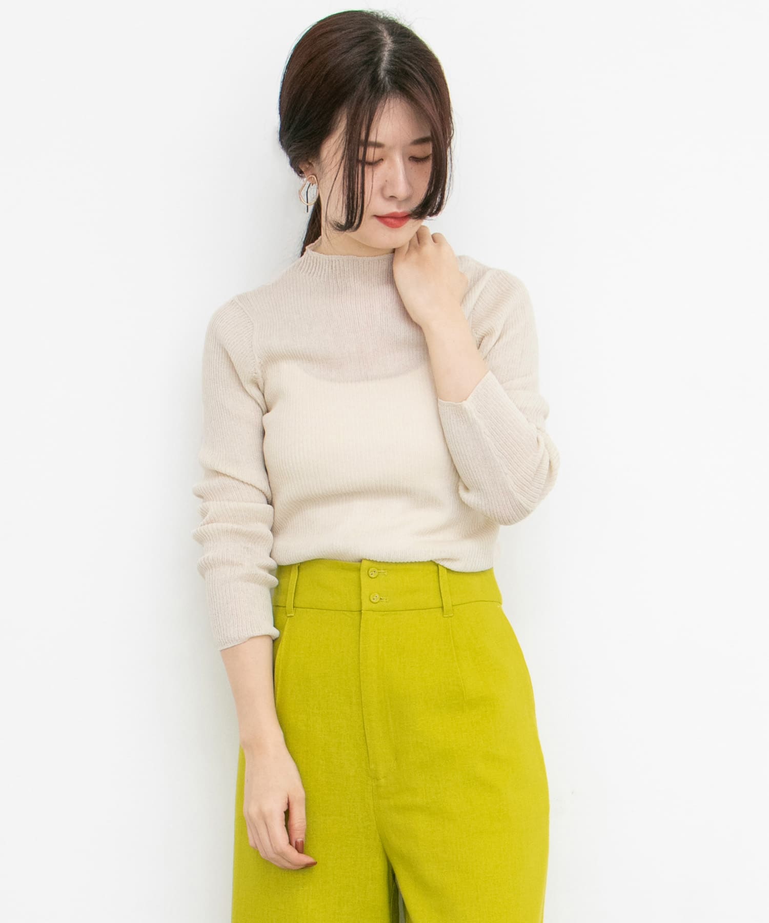 身長：164cm サイズ：one
