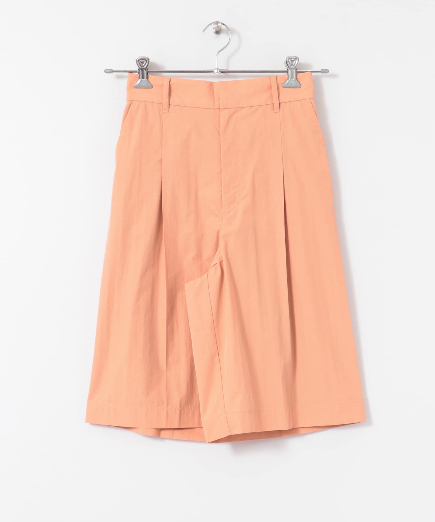 フロントタックハーフパンツ∴ CORAL PINK one