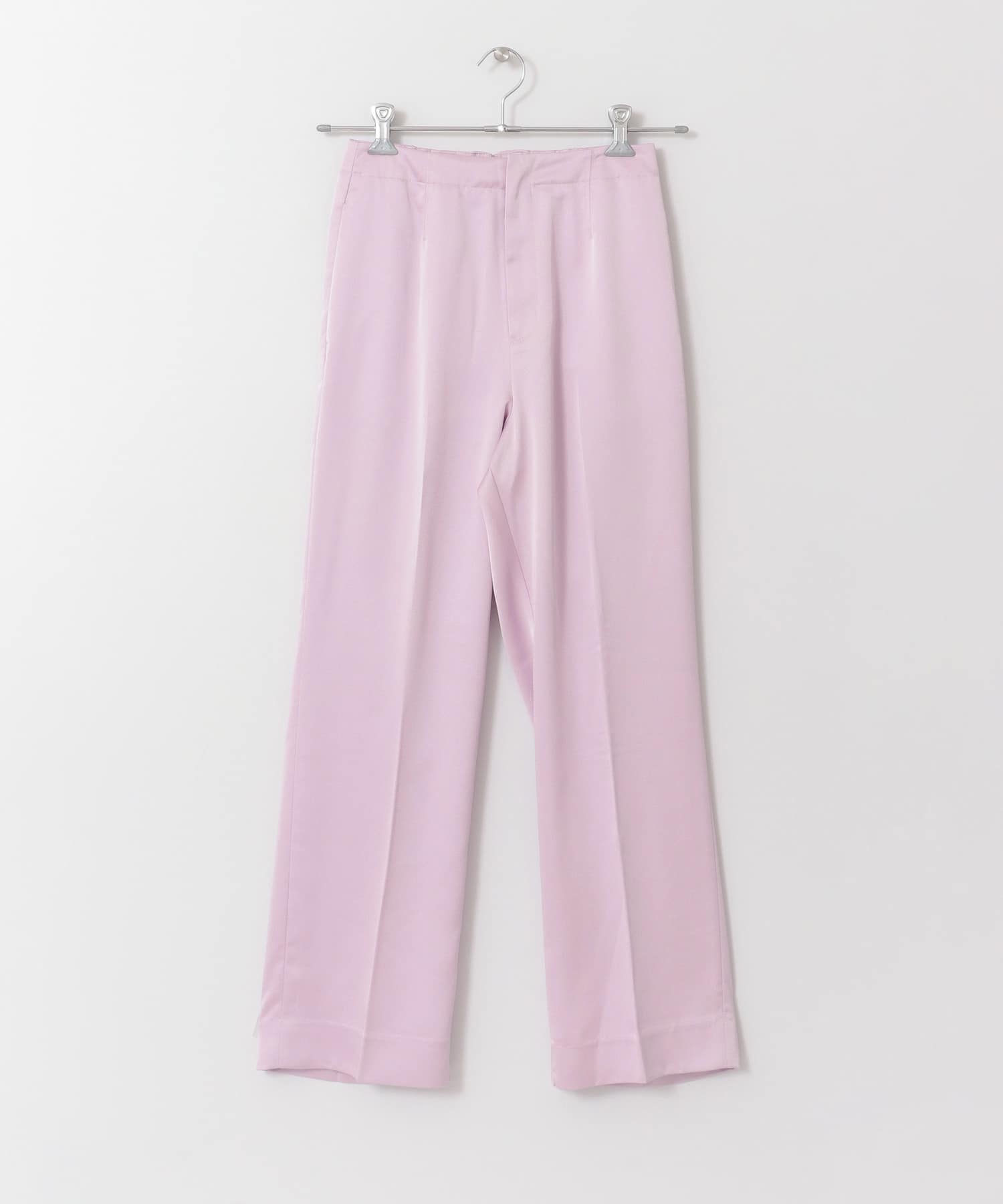 シャイニーセンタープレスパンツ∴ PINK 36