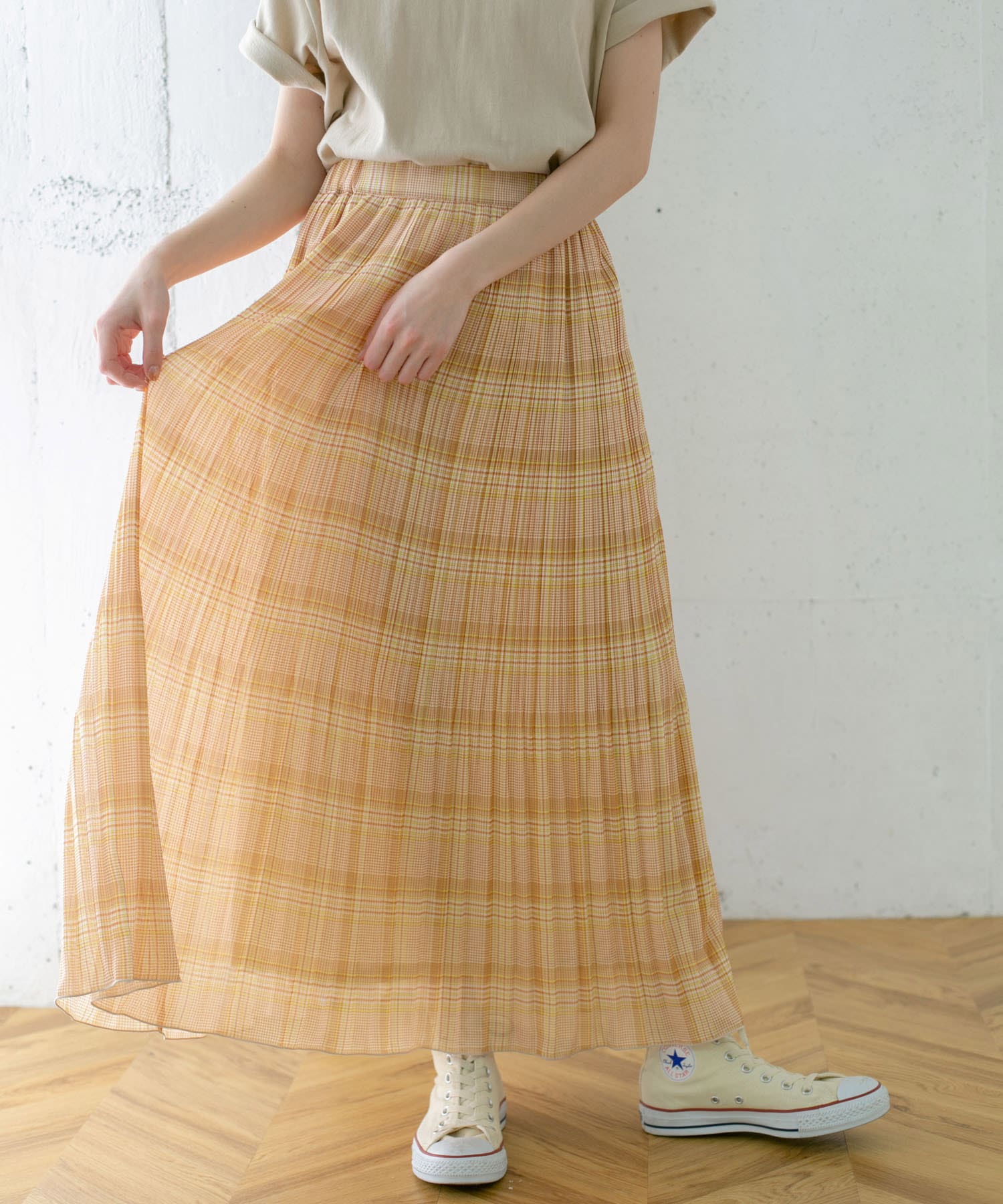 身長：159cm サイズ：one