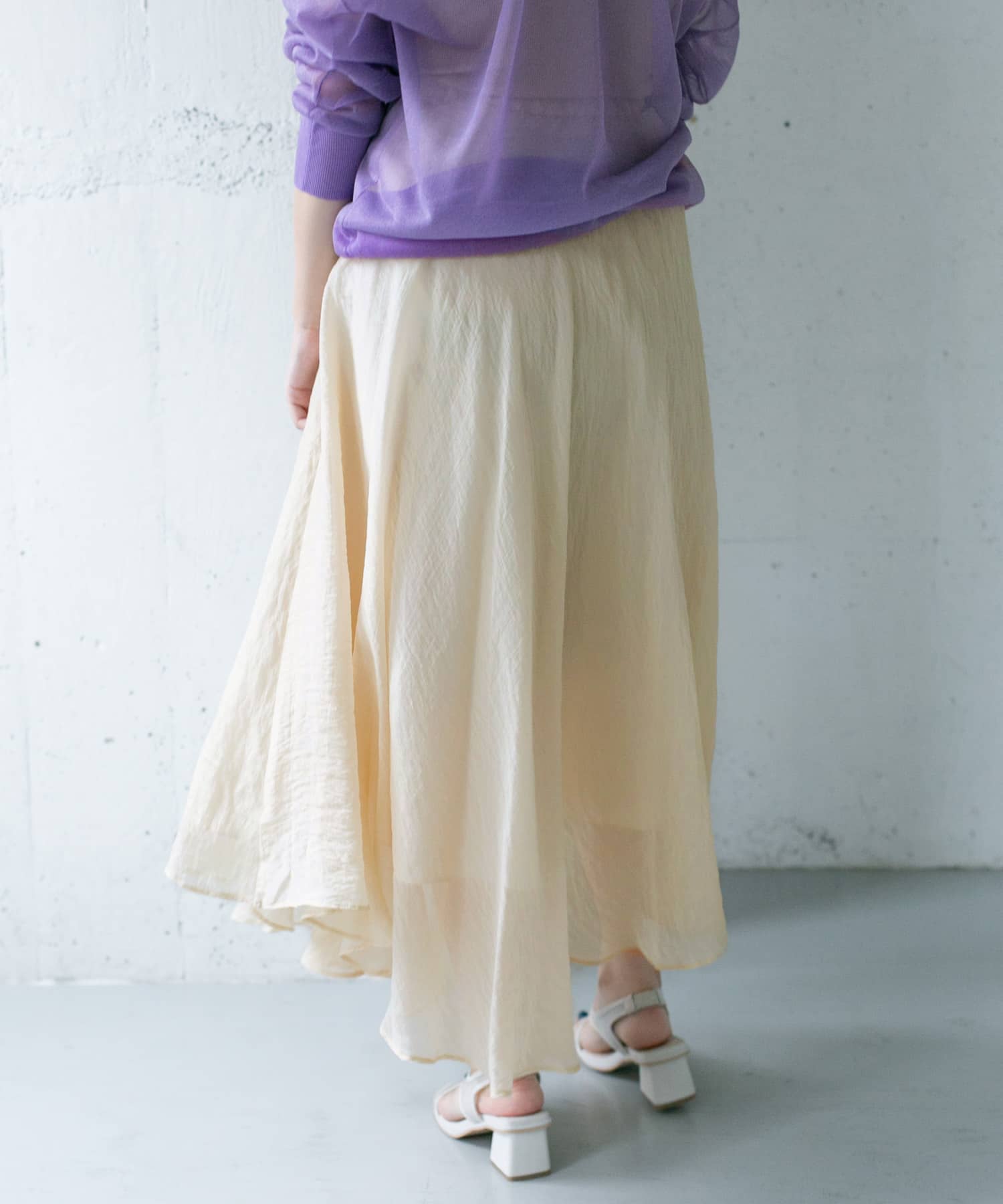 イレヘムシアースカート∴ CREAM one