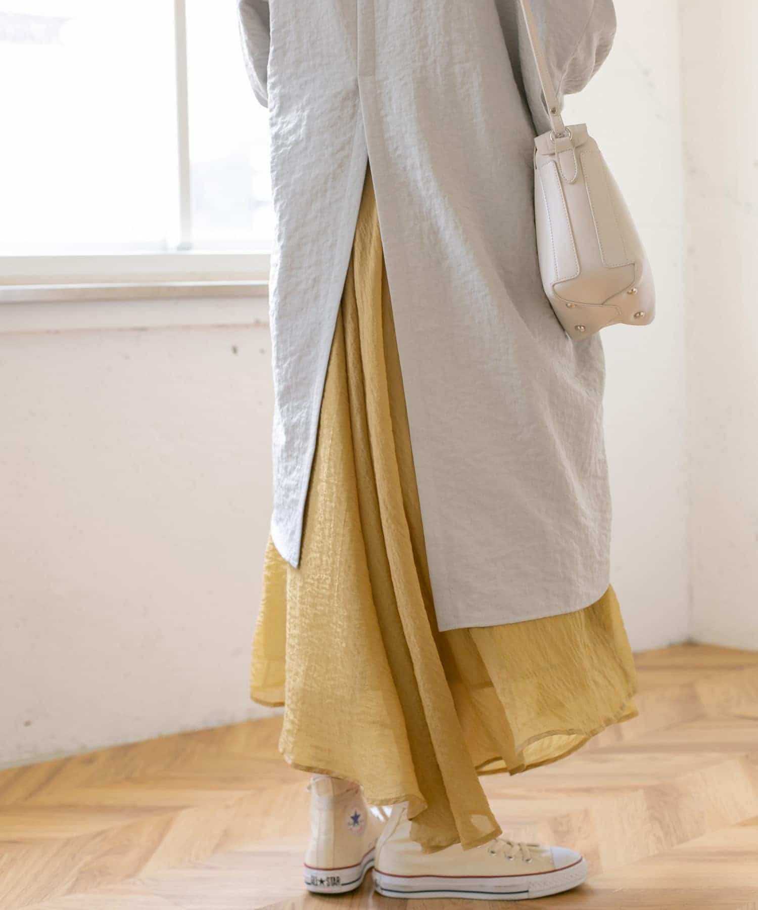 身長：159cm サイズ：one