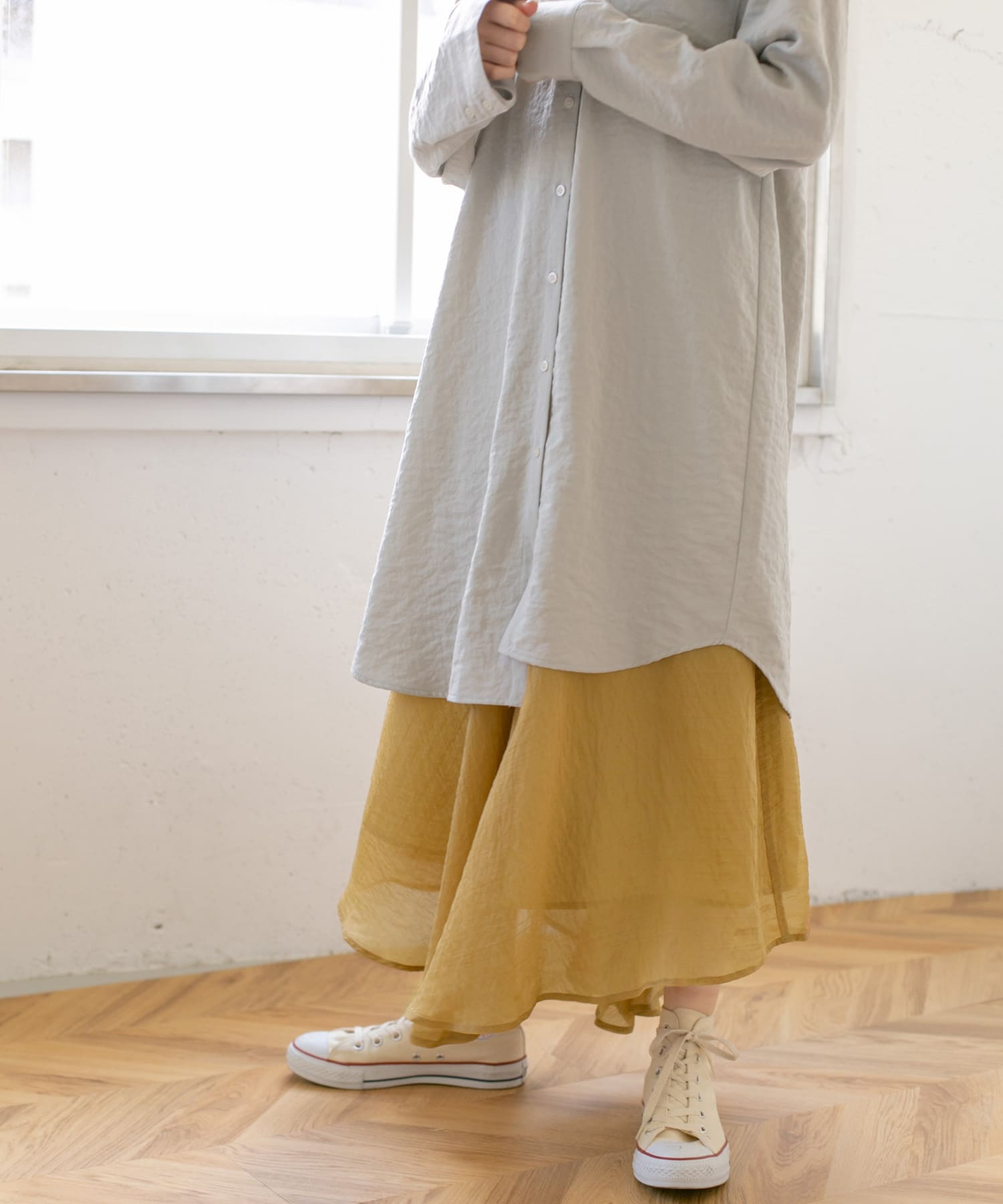 イレヘムシアースカート∴ CAMEL one
