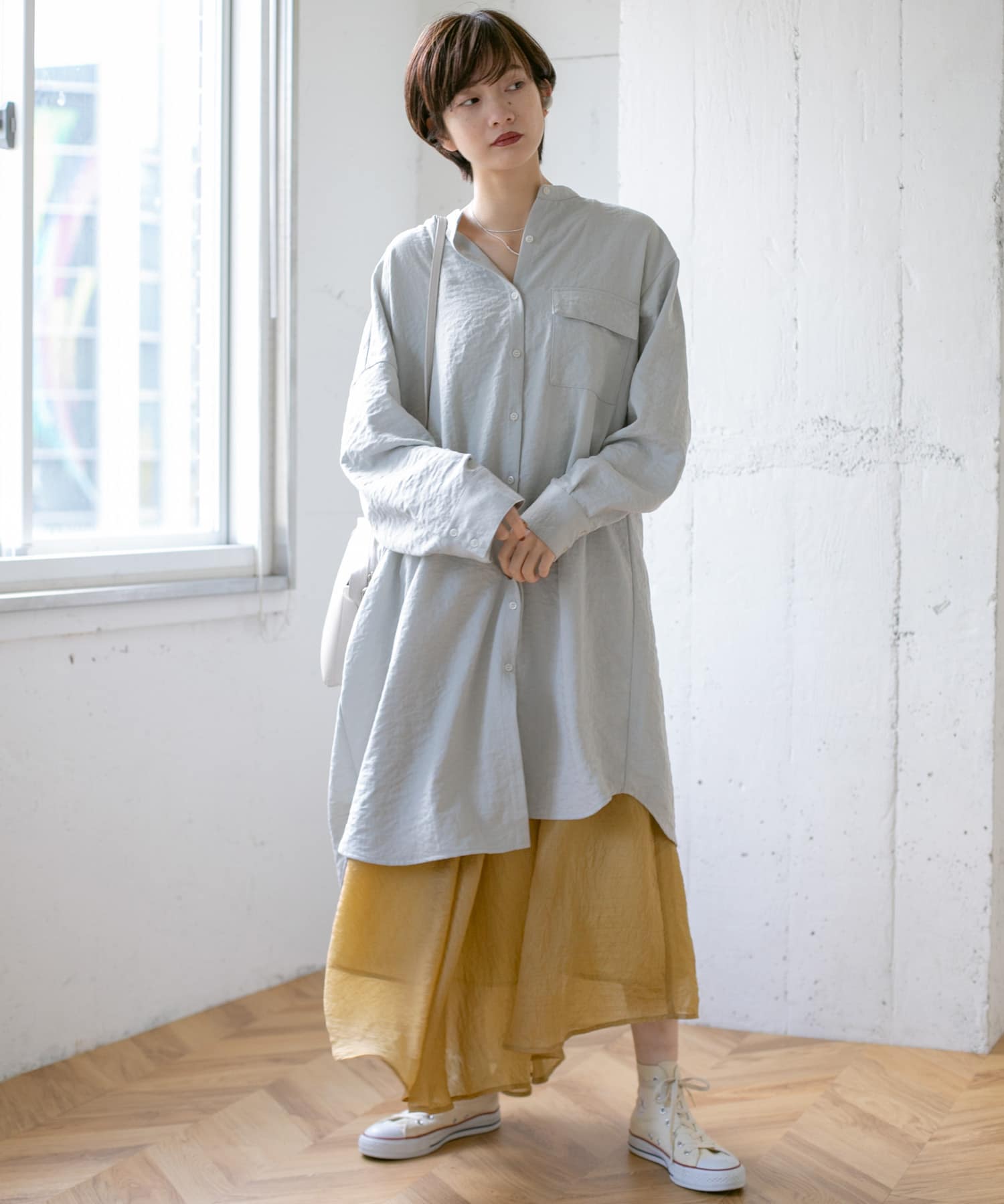 イレヘムシアースカート∴ CAMEL one