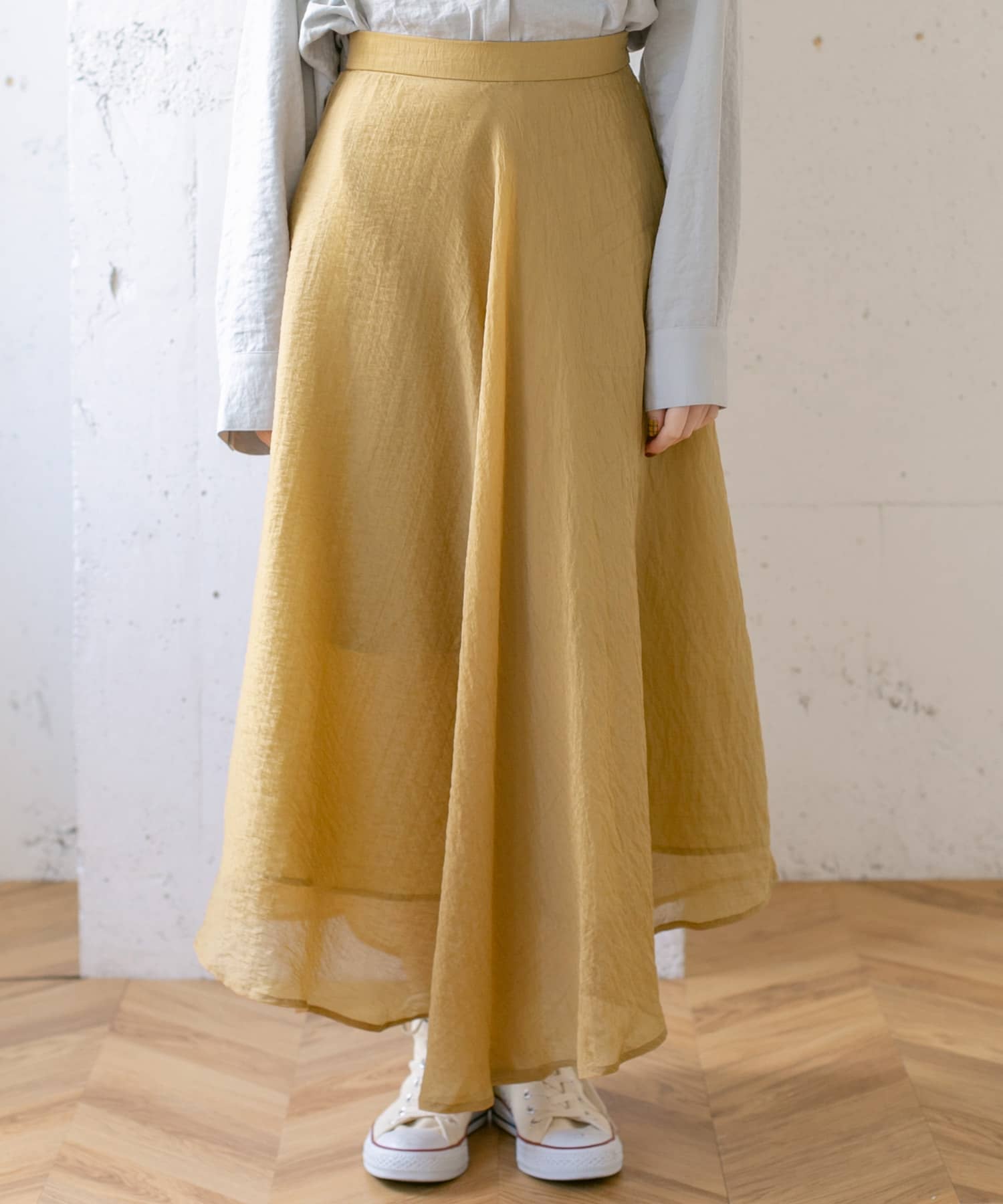 イレヘムシアースカート∴ CAMEL one