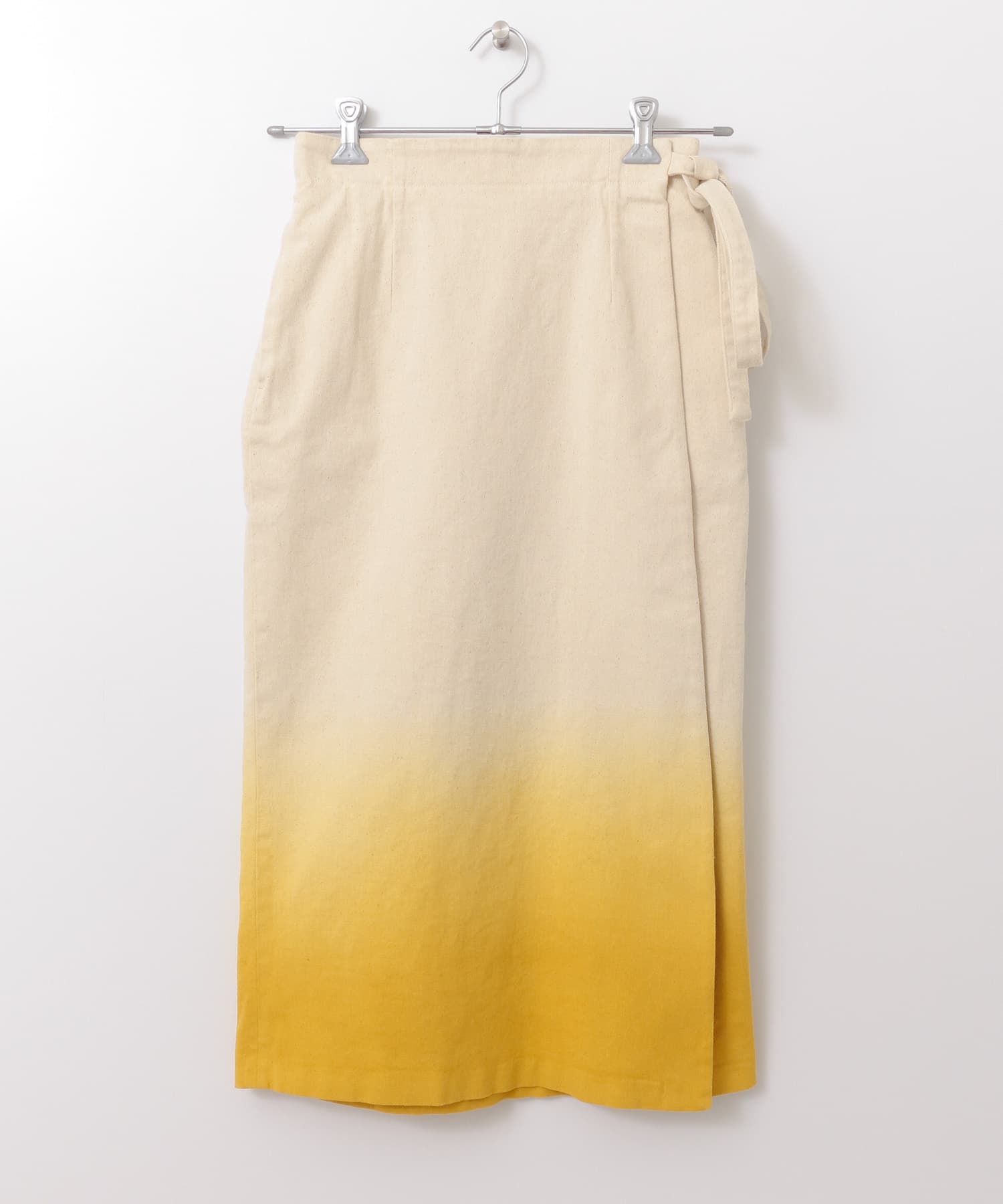 グラデーションディップダイスカート∴ YELLOW one