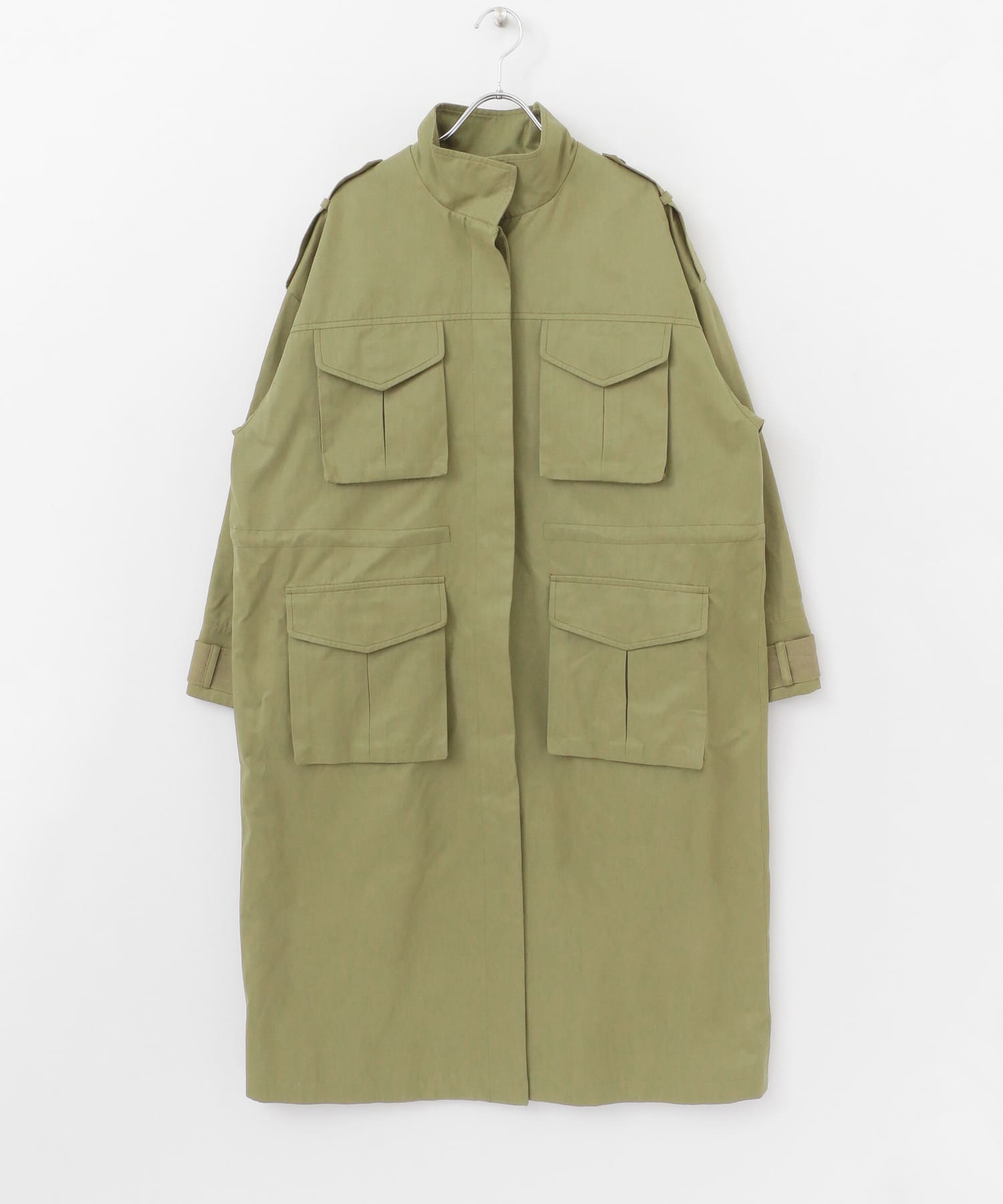 ドロストミリタリーコート KHAKI one