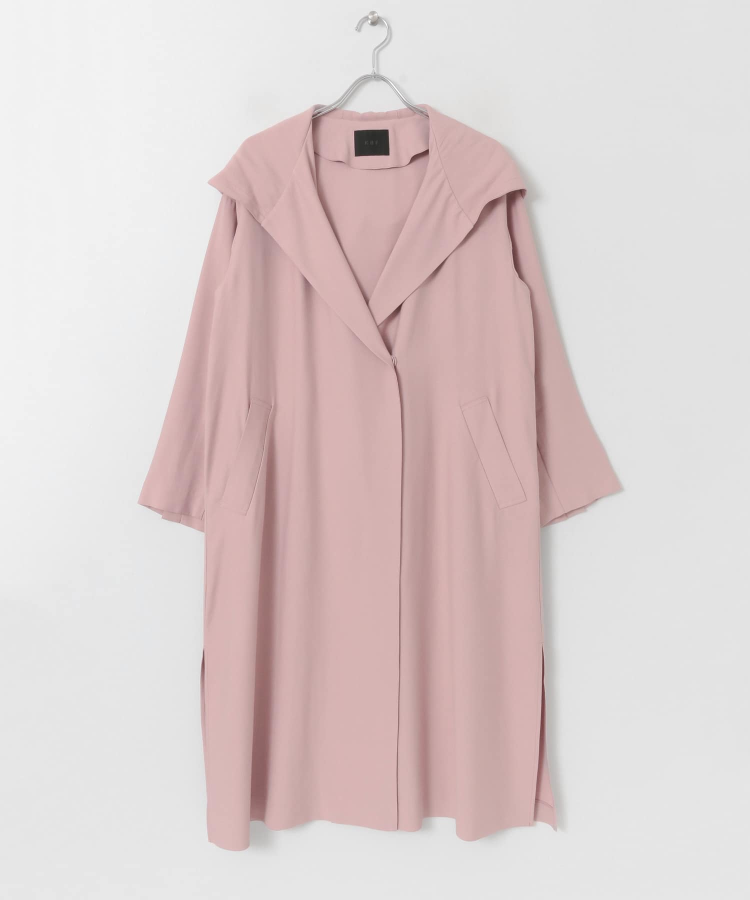 レイヤードフーディーコート PINK one
