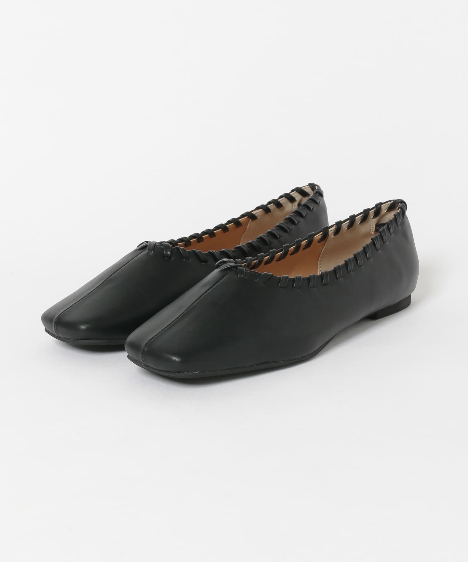 カガリステッチパンプス∴ BLACK 36