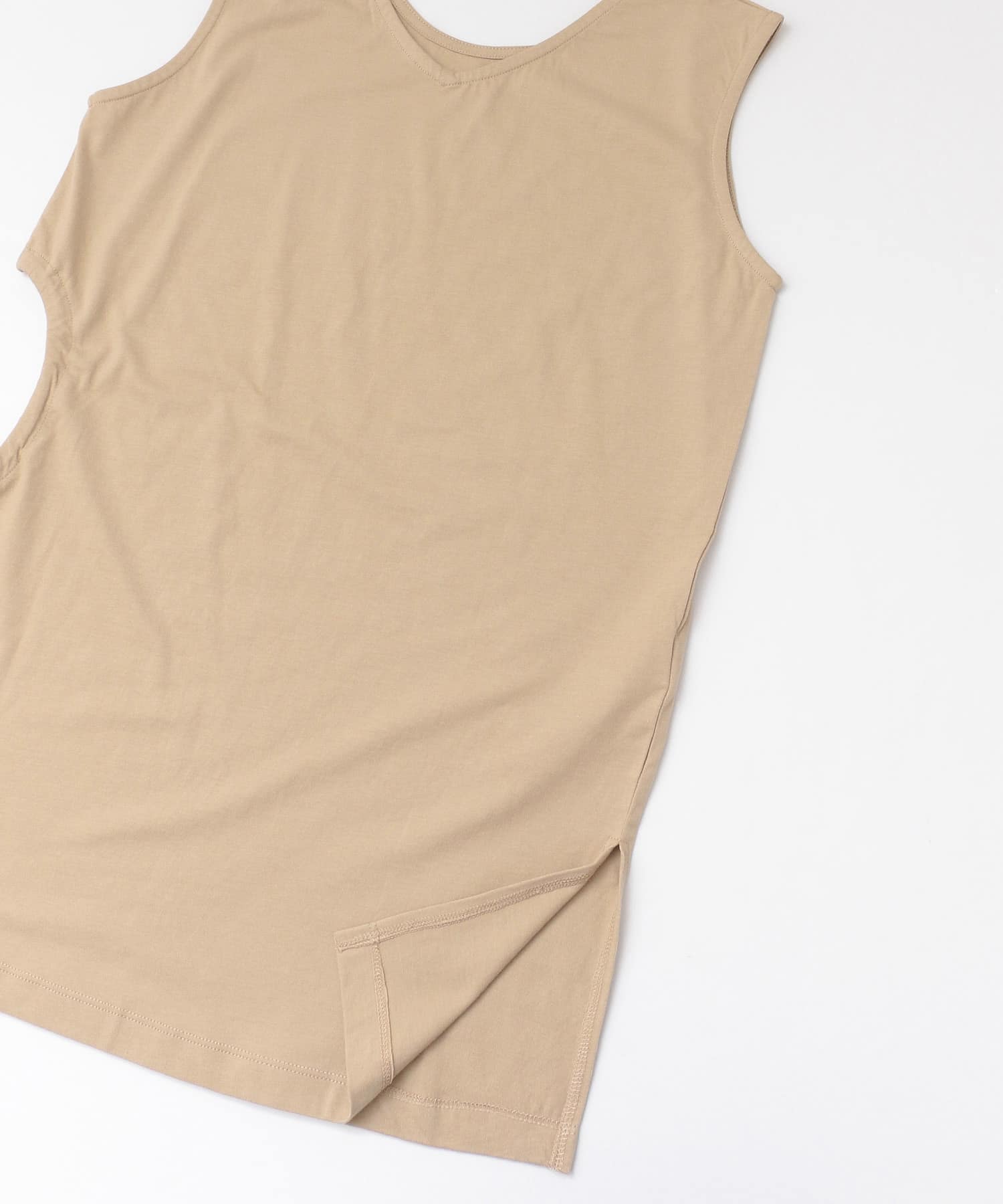 ウエストオープンドロストプルオーバー∴ BEIGE one