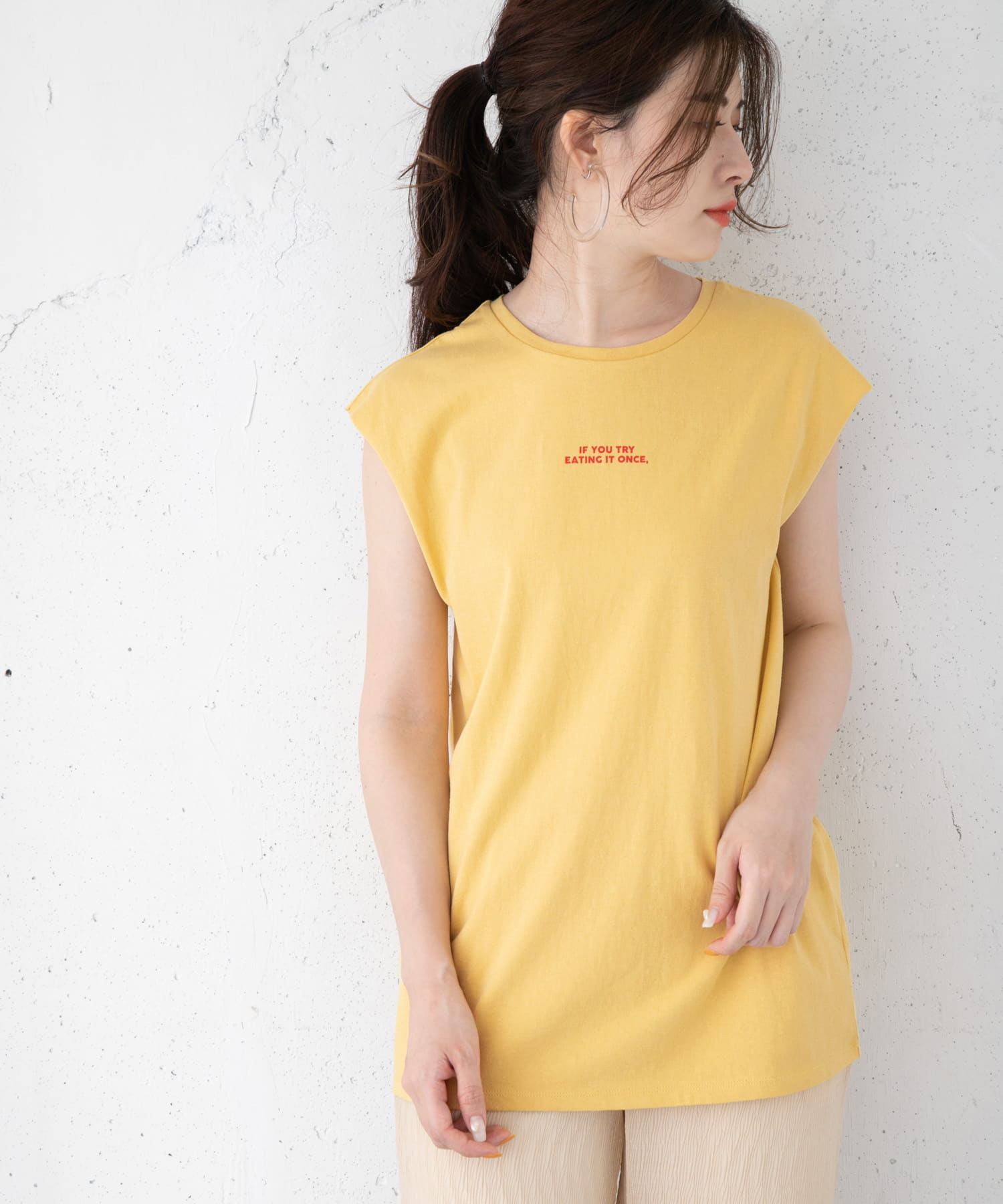 身長：164cm サイズ：one