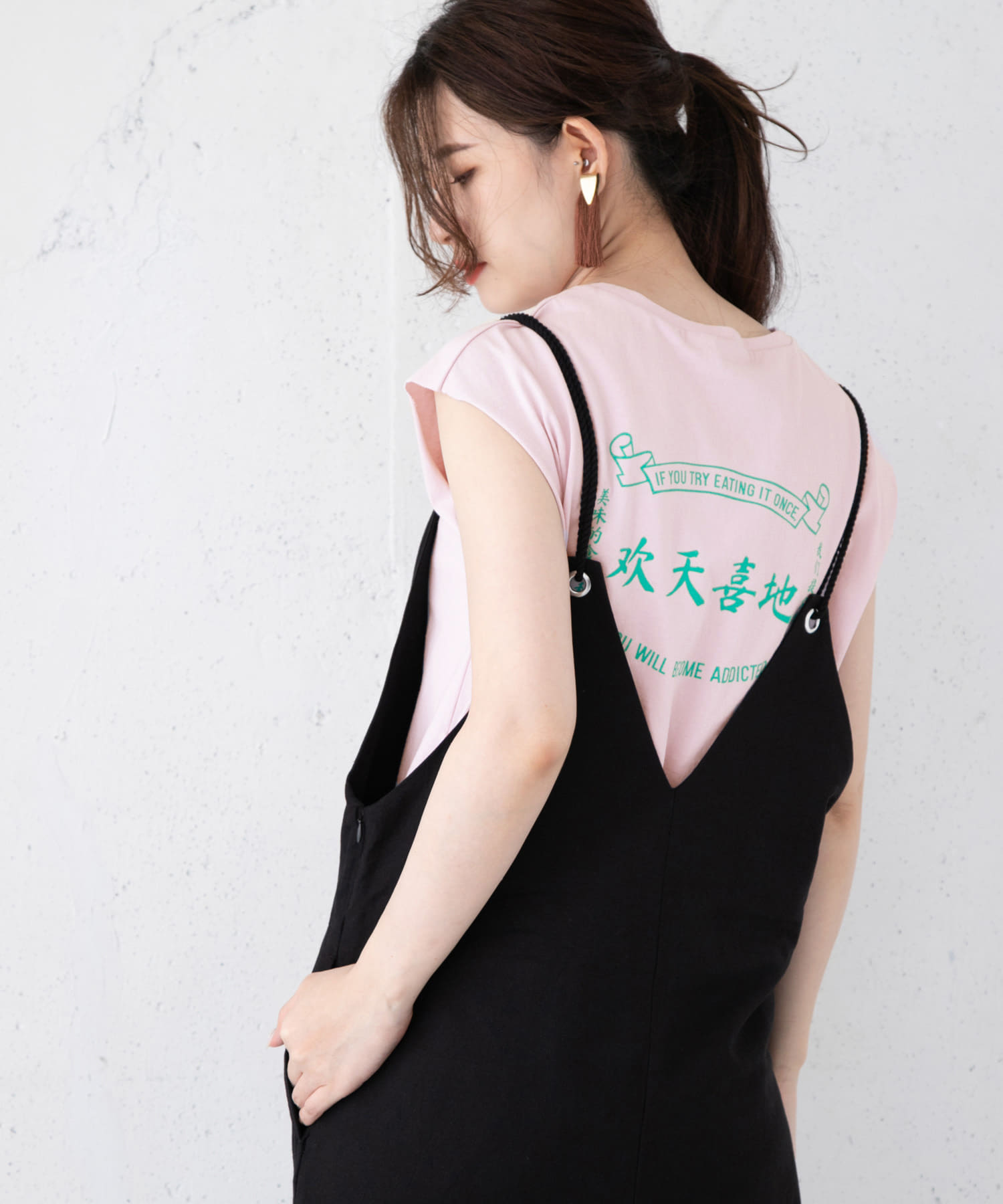 身長：164cm サイズ：one