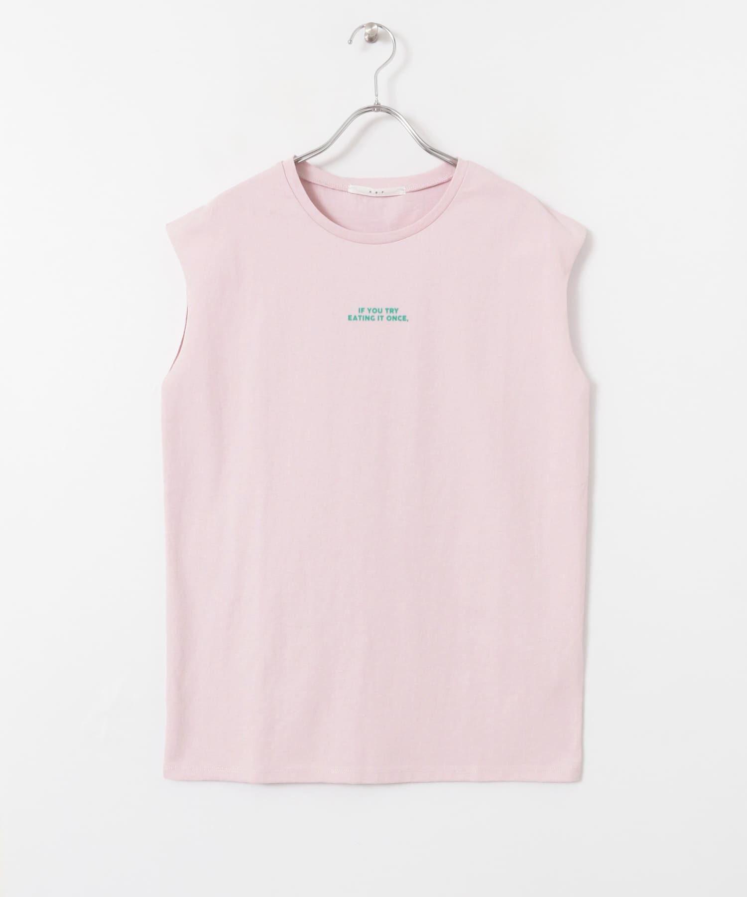 チャイニーズプリントTシャツ∴ PINK one