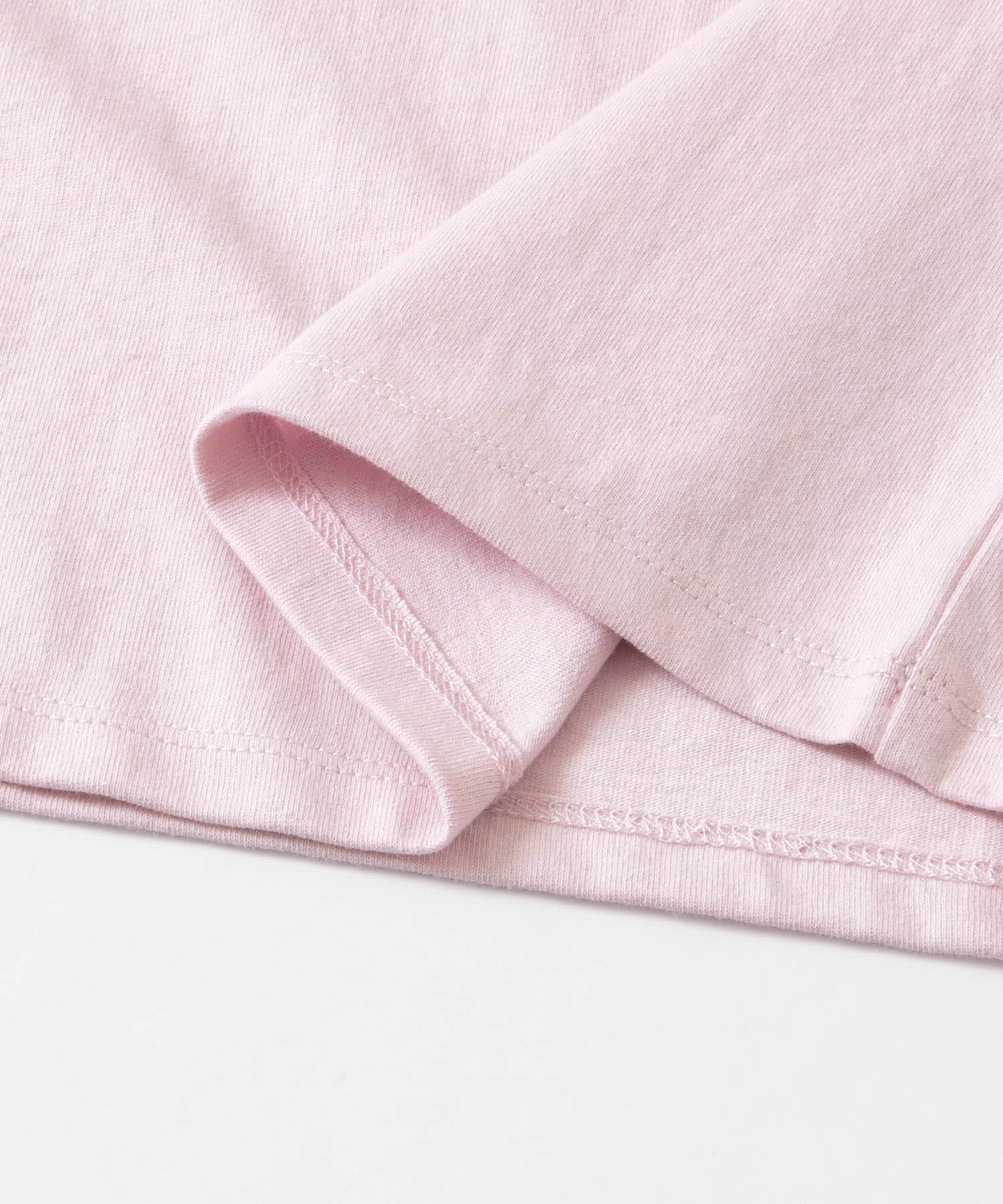 チャイニーズプリントTシャツ∴ PINK one