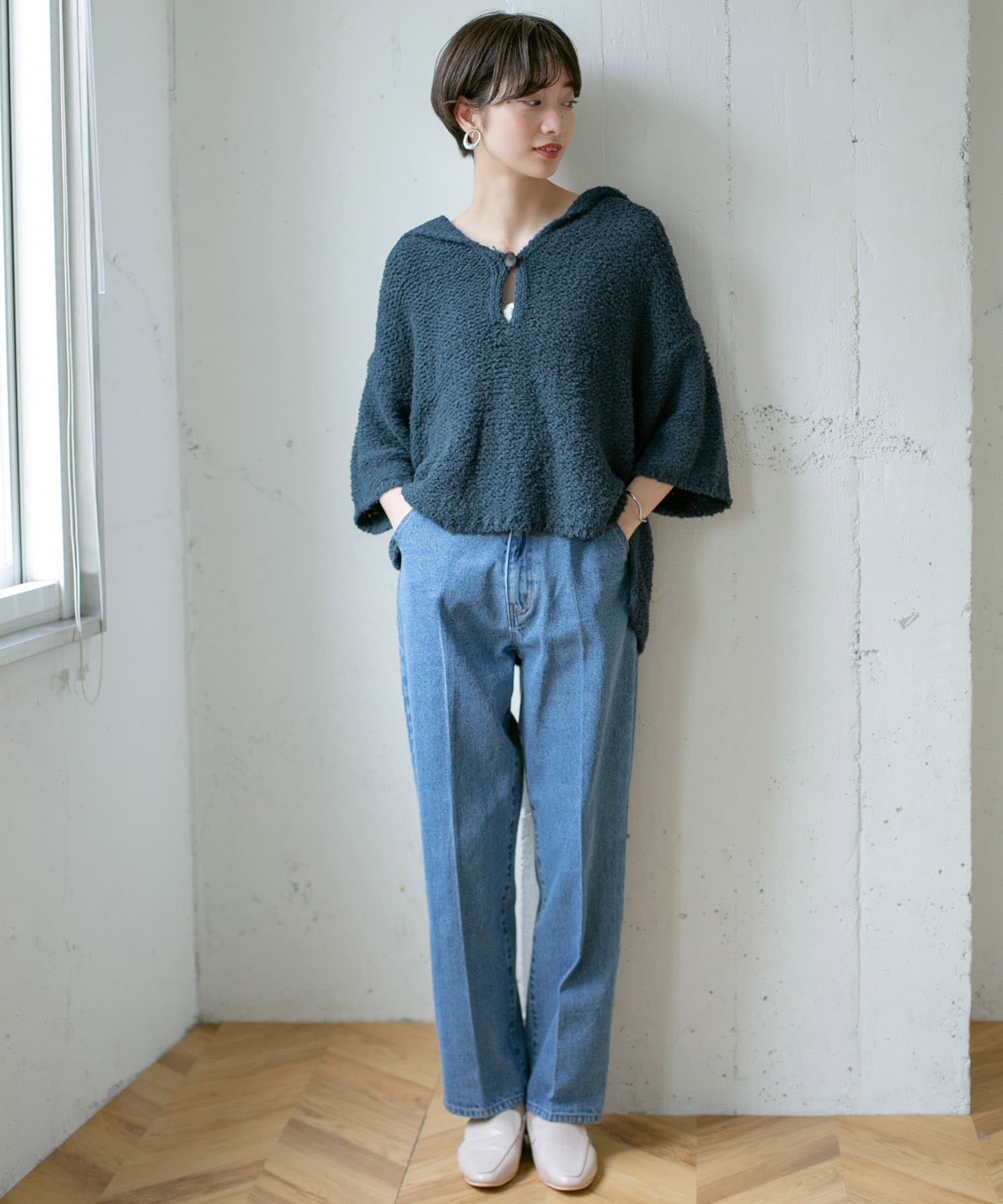 セーラーニット∴ BLUE one