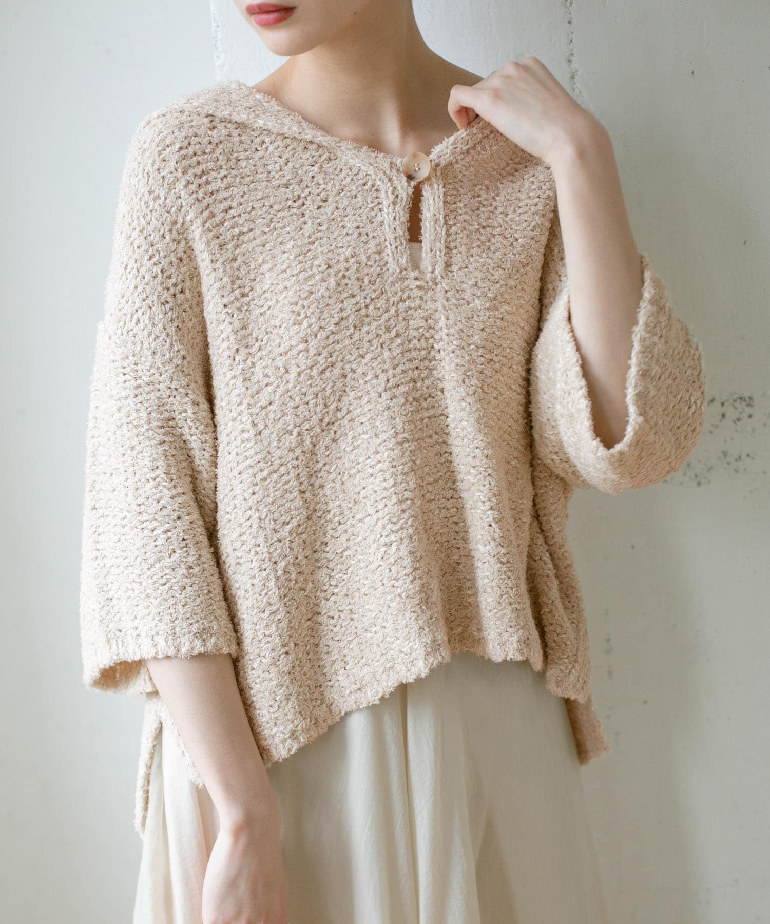 身長：159cm サイズ：one